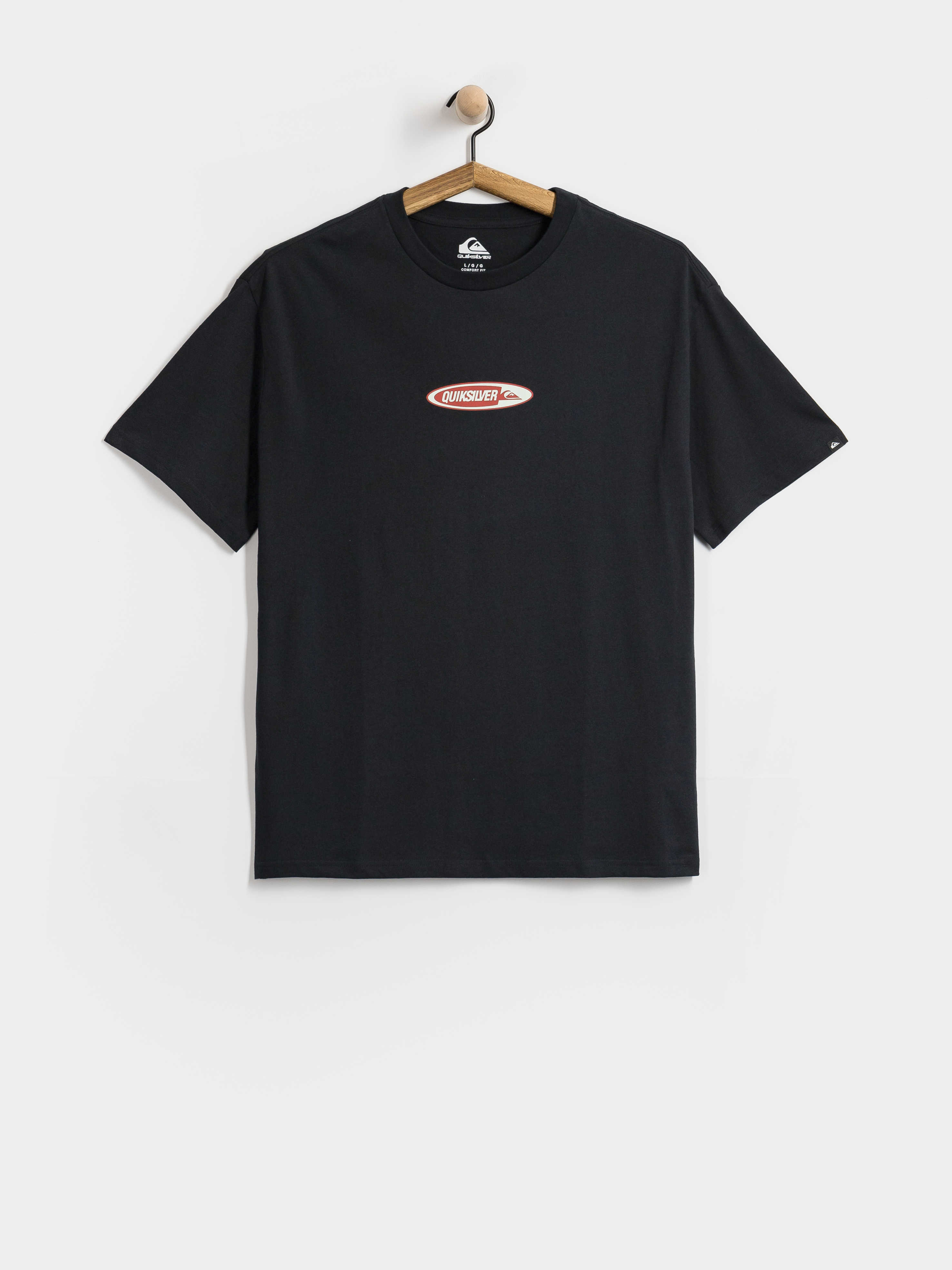 Tricou Quiksilver Disk (black)