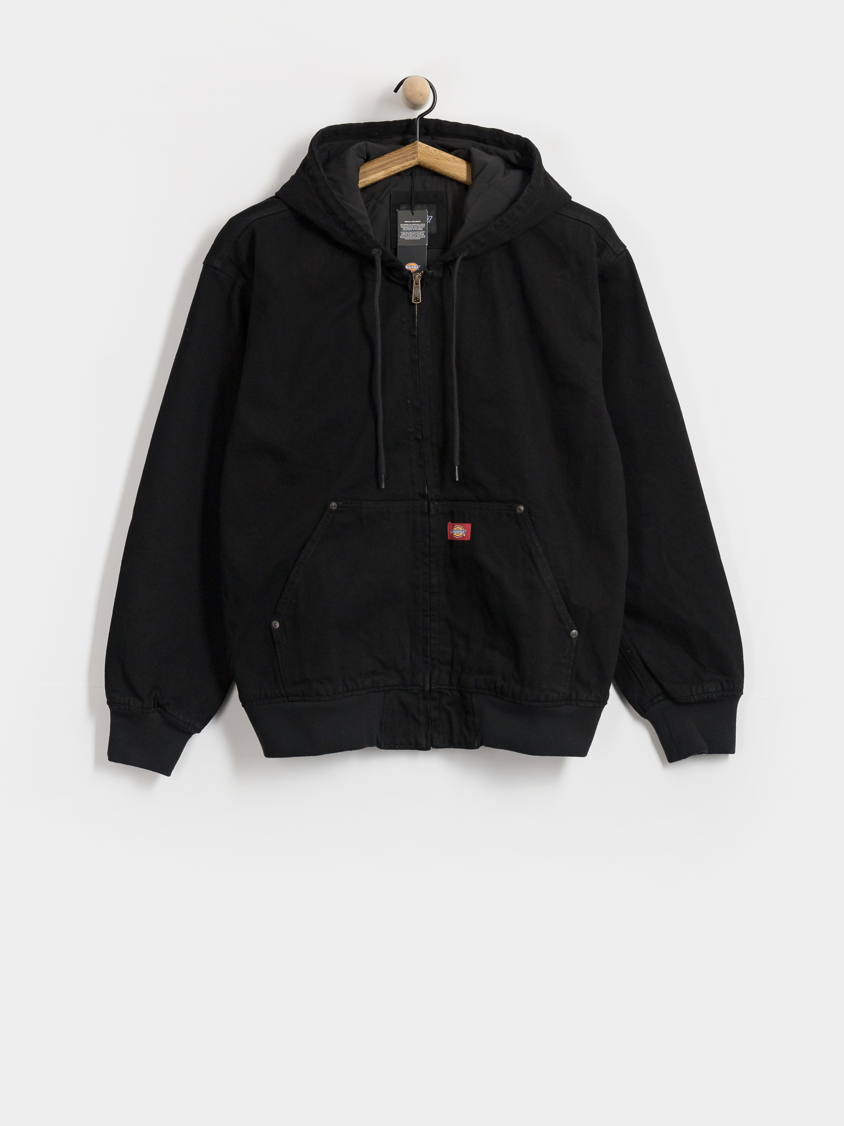 Geacă Dickies Hilham Lined Denim Hooded Bomber (black)