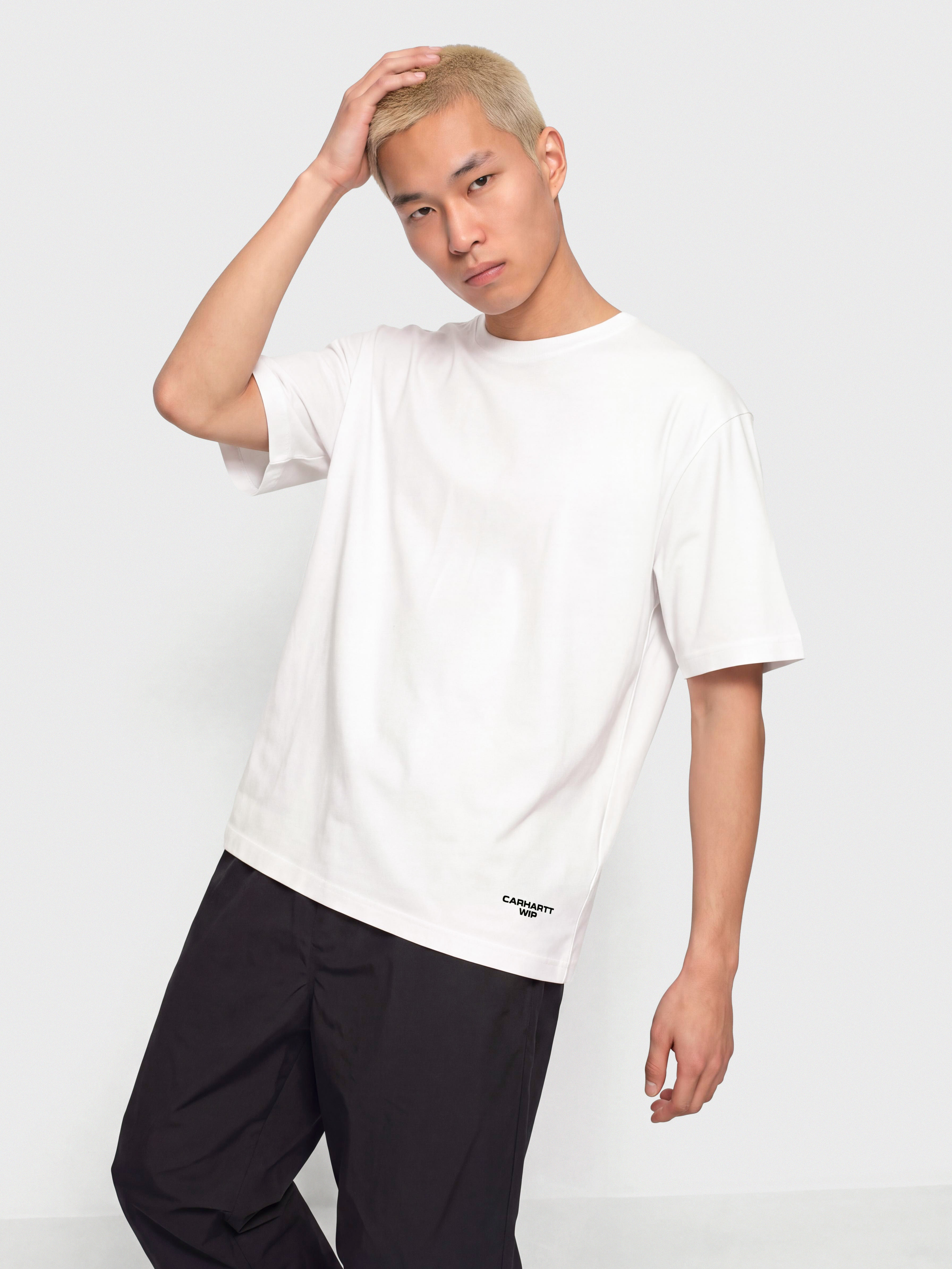 Tricou Carhartt WIP Chapter Script (white/black)