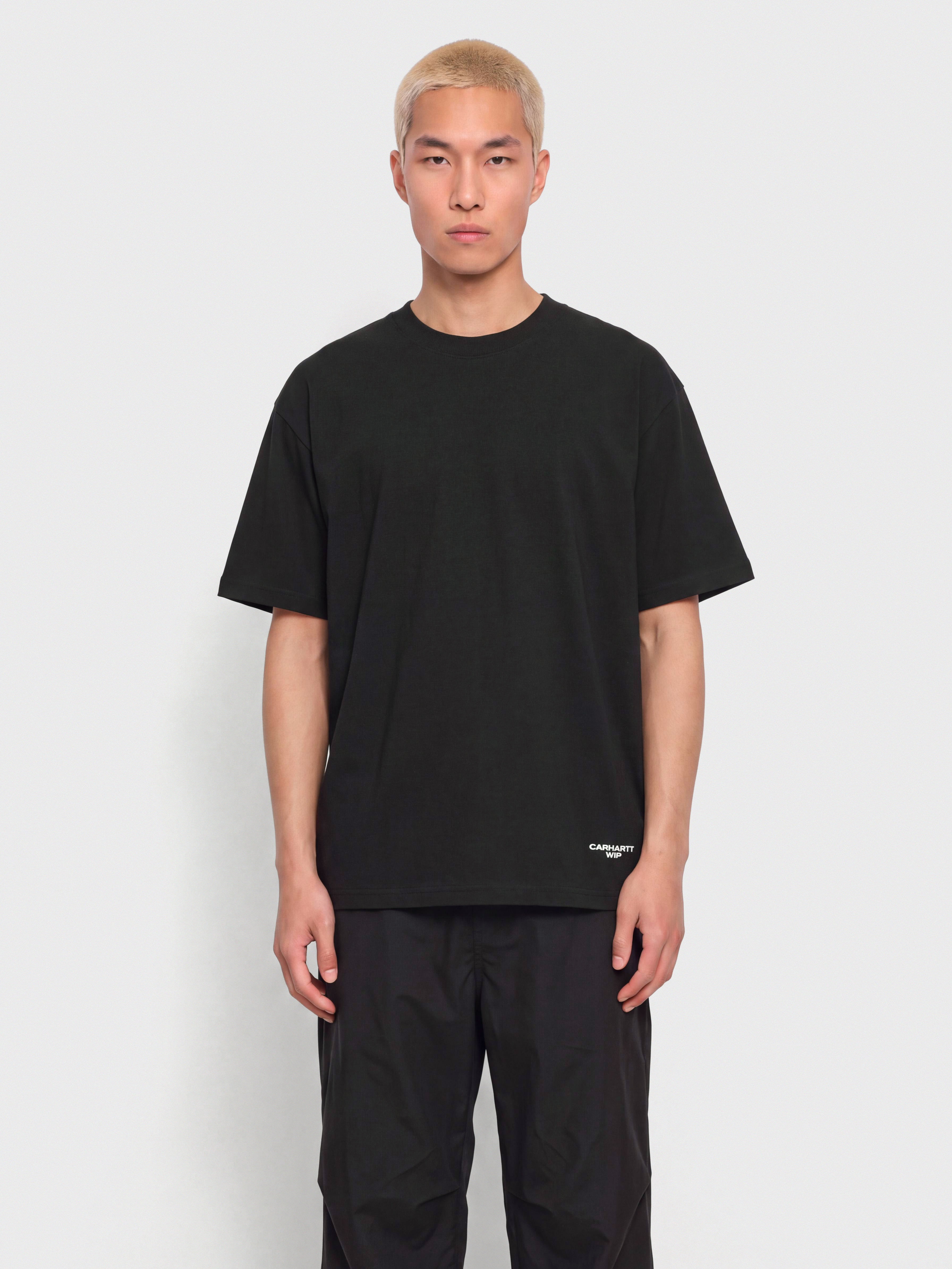 Tricou Carhartt WIP Chapter Script (black/white)