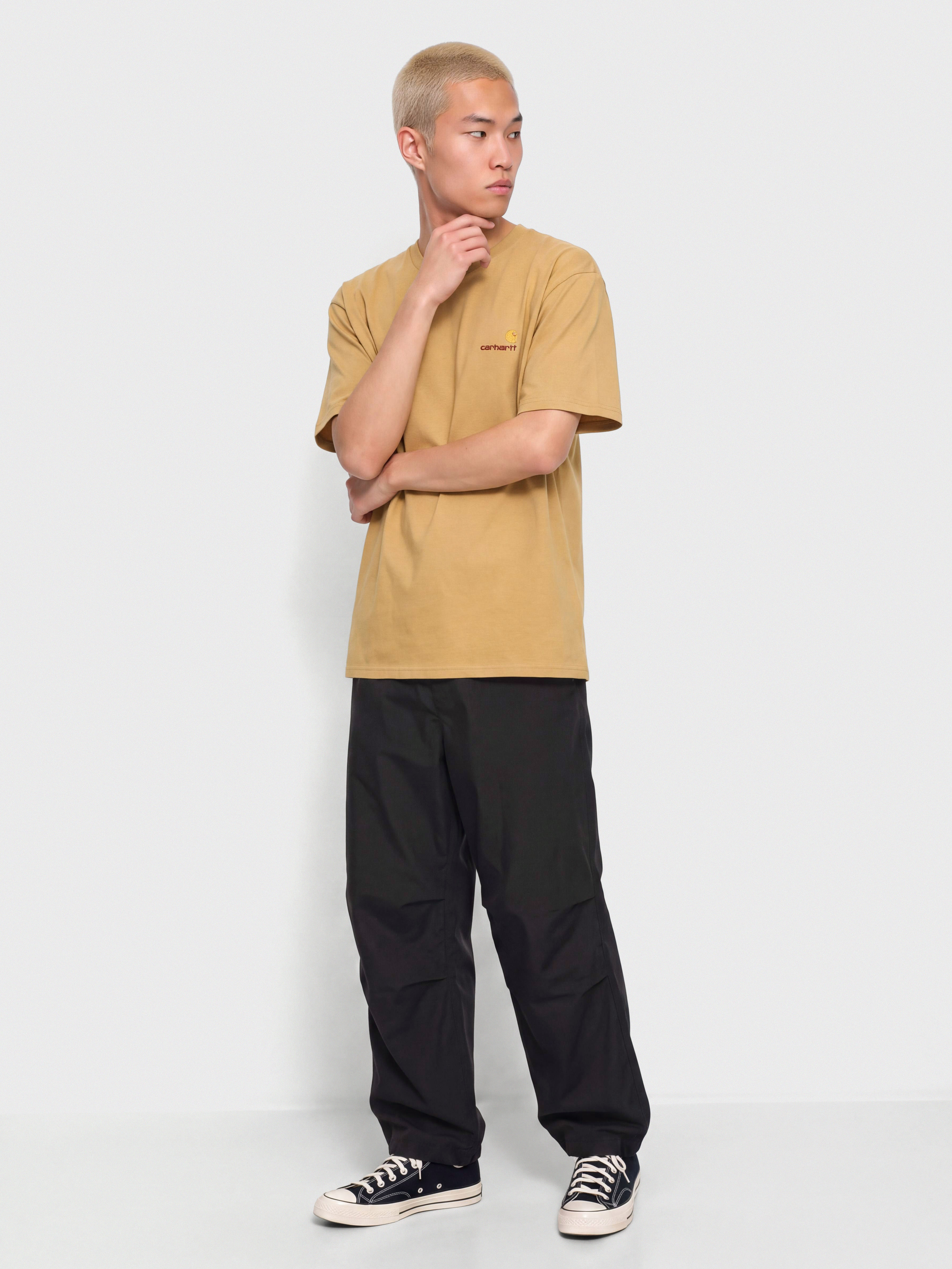 Tricou Carhartt WIP American Script (wip dusty h)