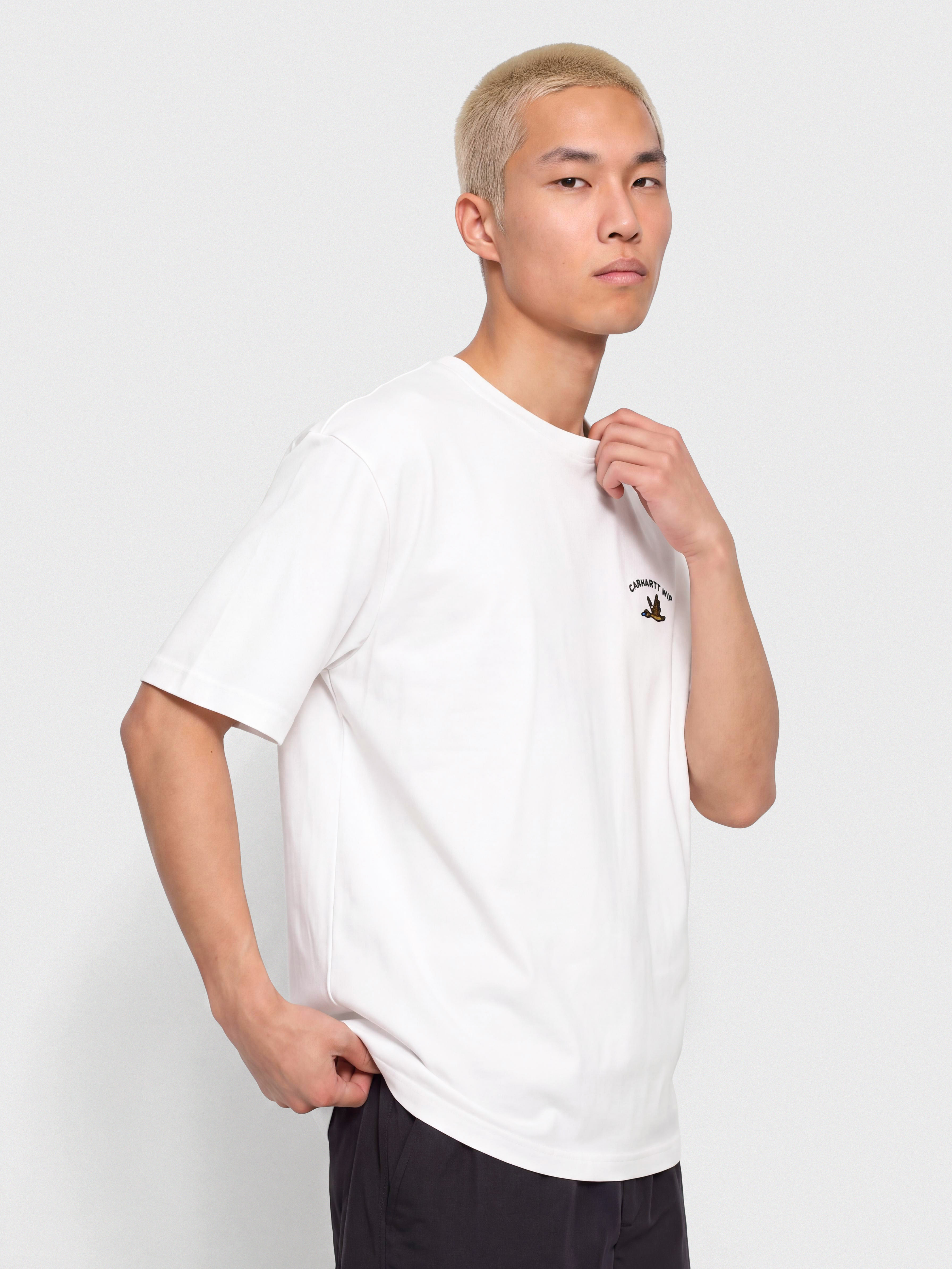Tricou Carhartt WIP Animated Ducks (white)