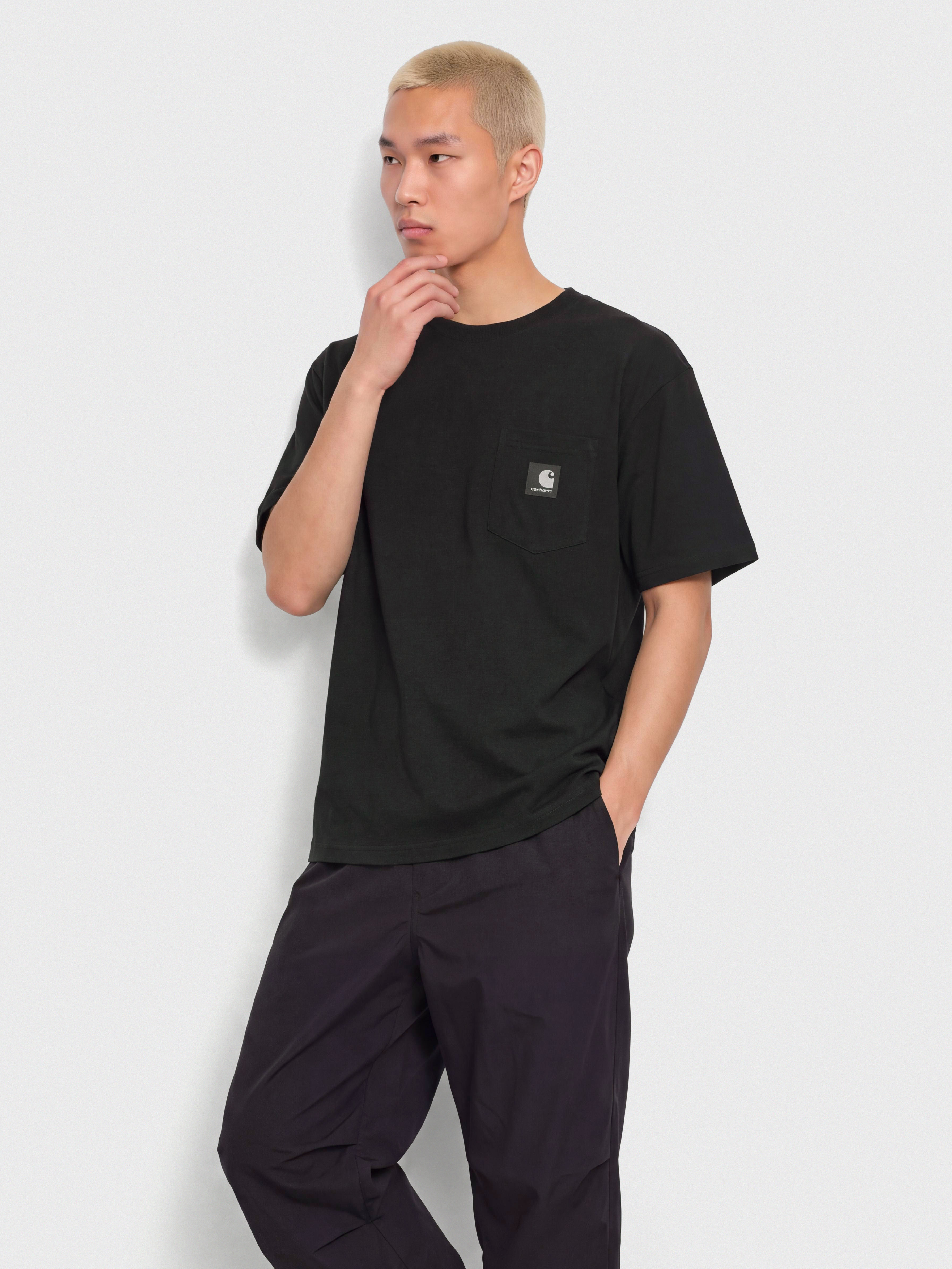 Tricou Carhartt WIP OG Loose Pocket (black)