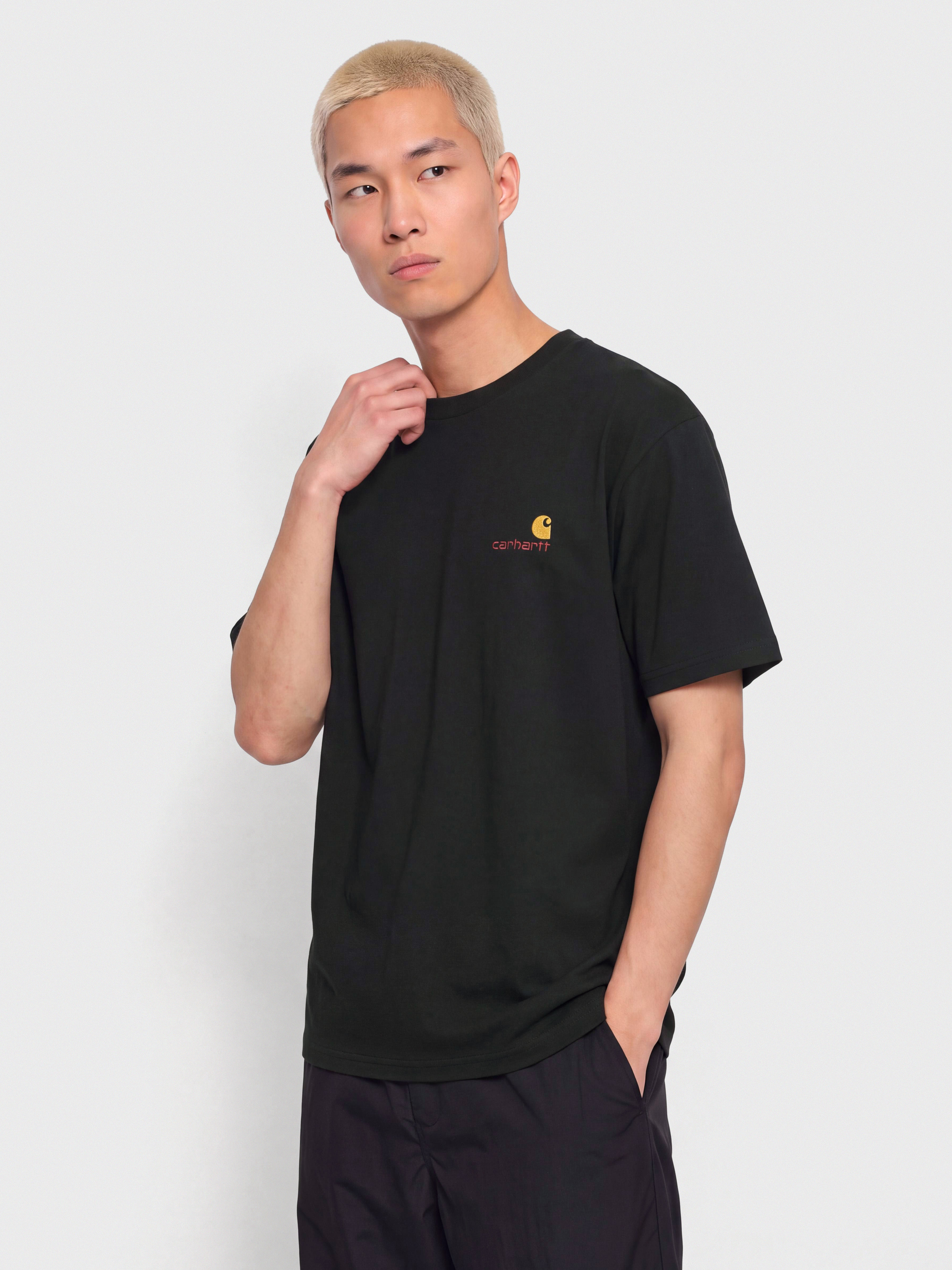 Tricou Carhartt WIP American Script (raven)