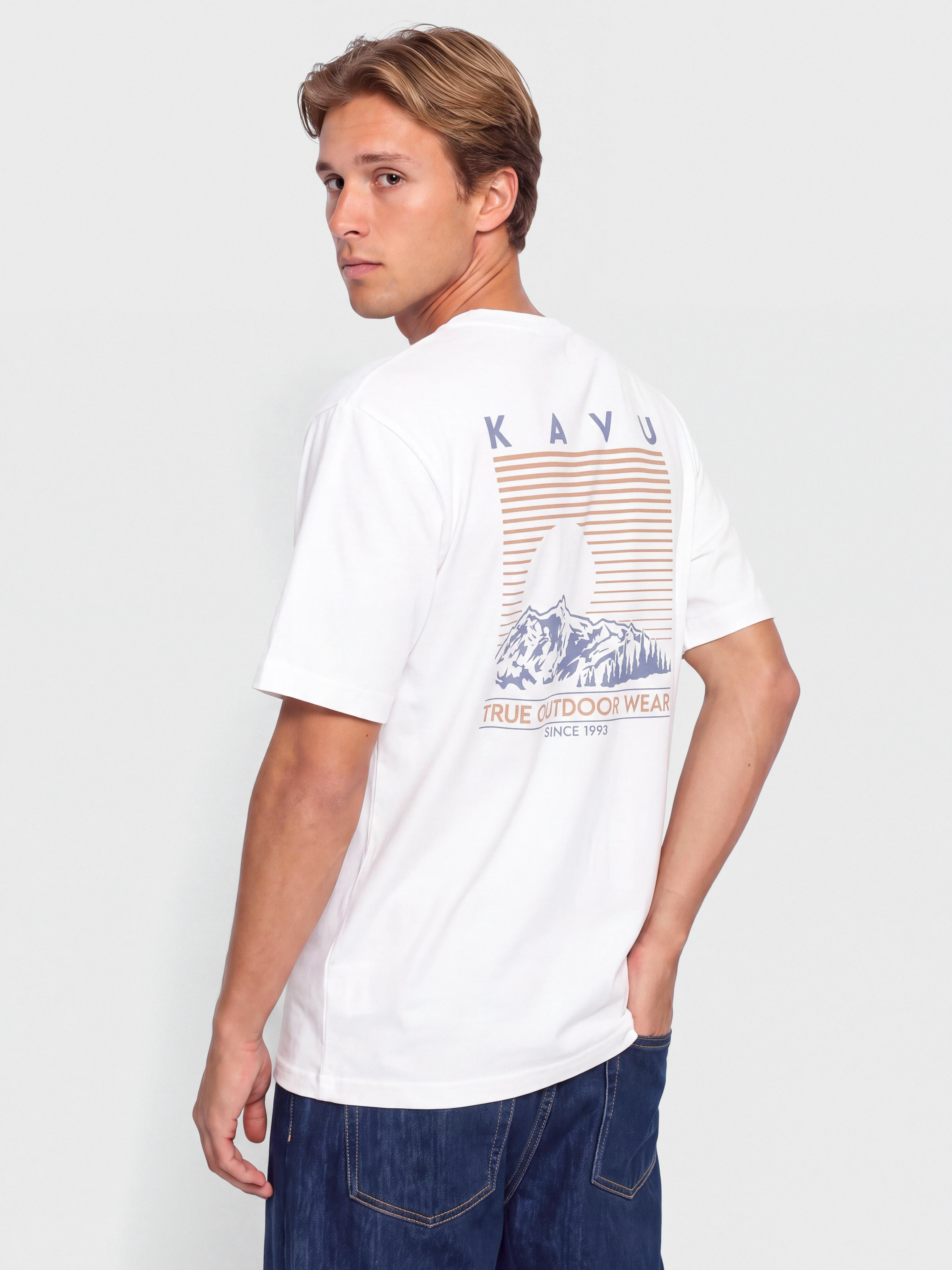 Tricou Kavu Landscape (off white)