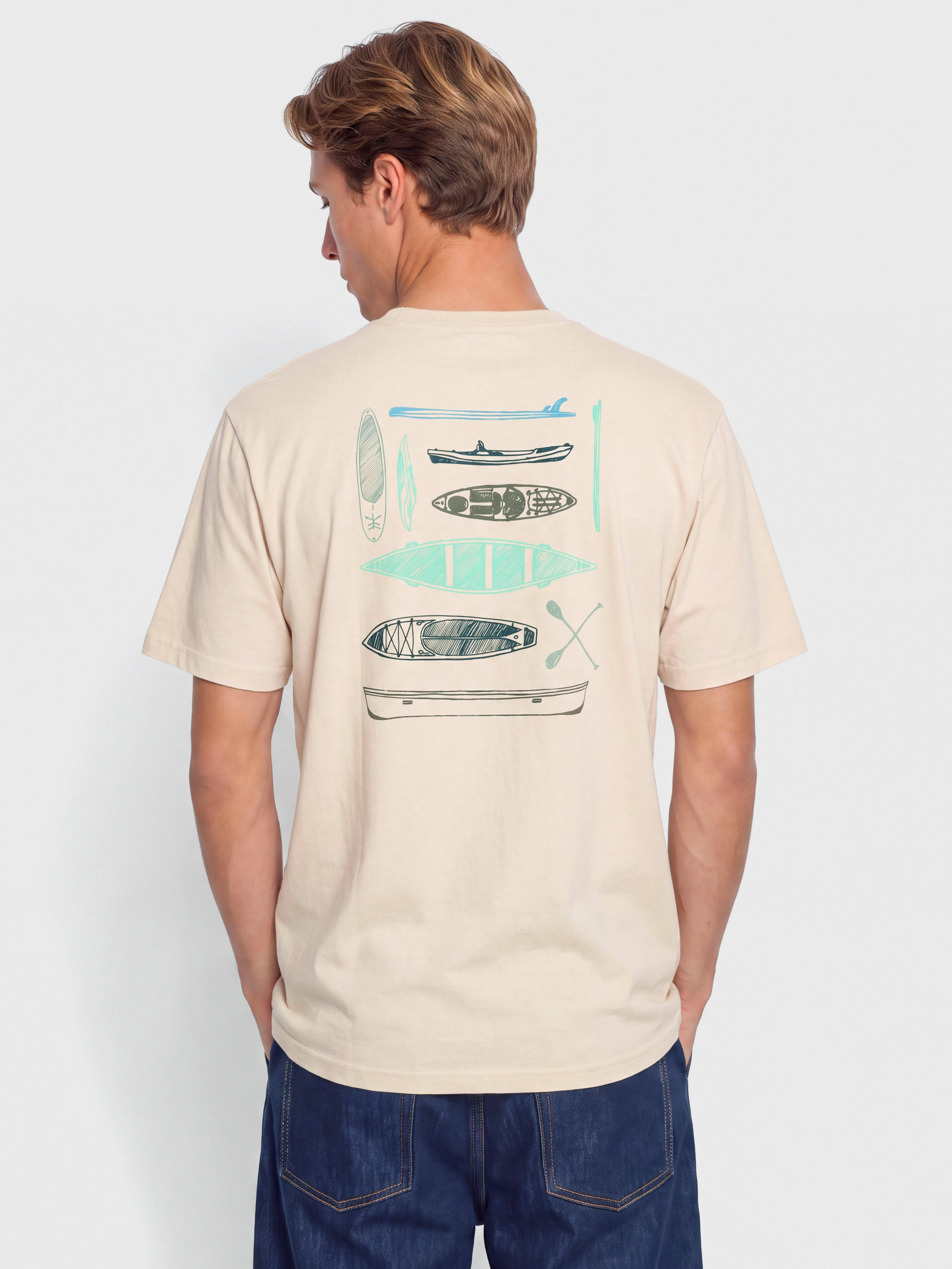 Tricou Kavu Paddle Out (moonbeam)