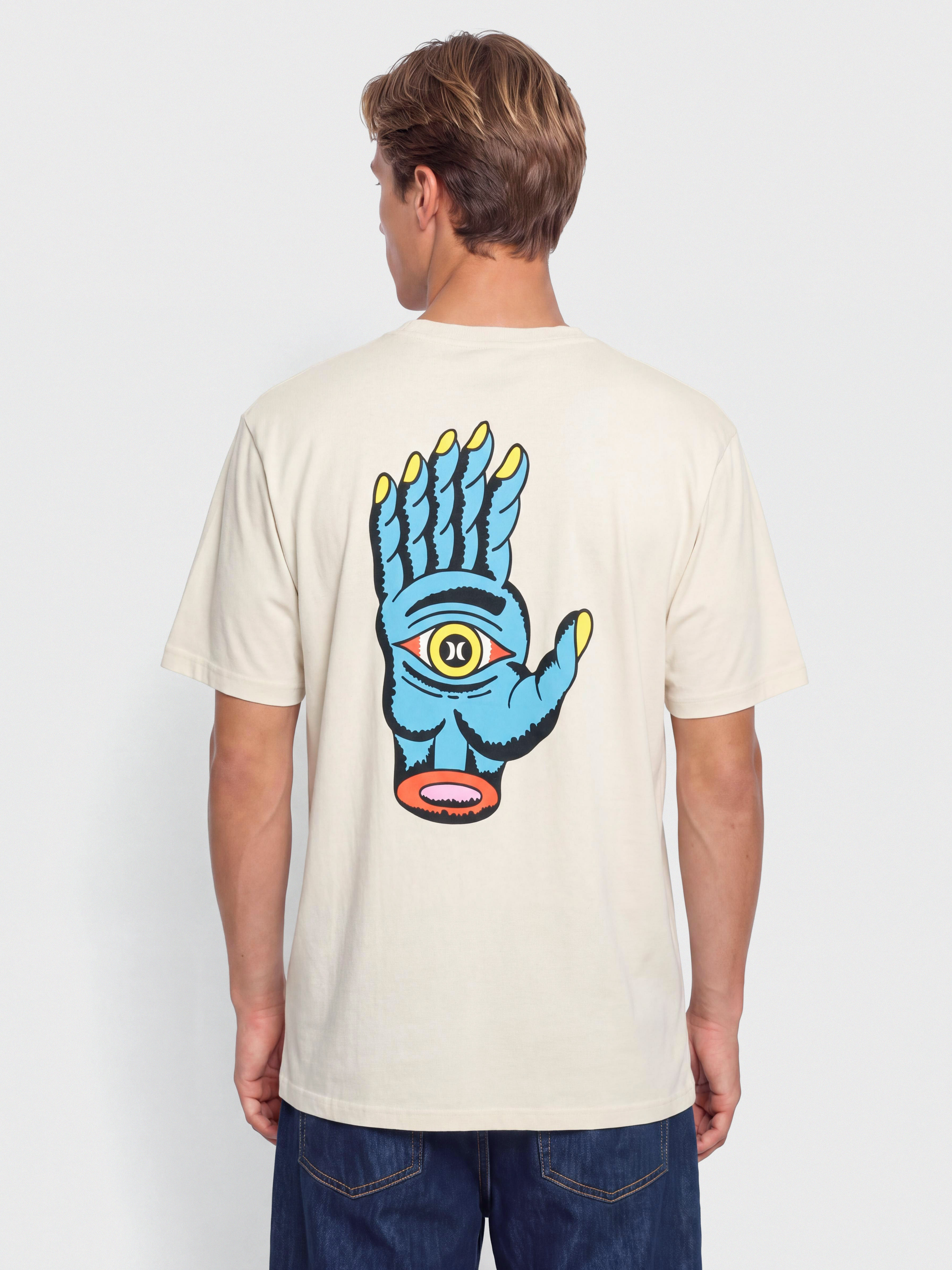 Tricou Hurley Etam Hand (white)