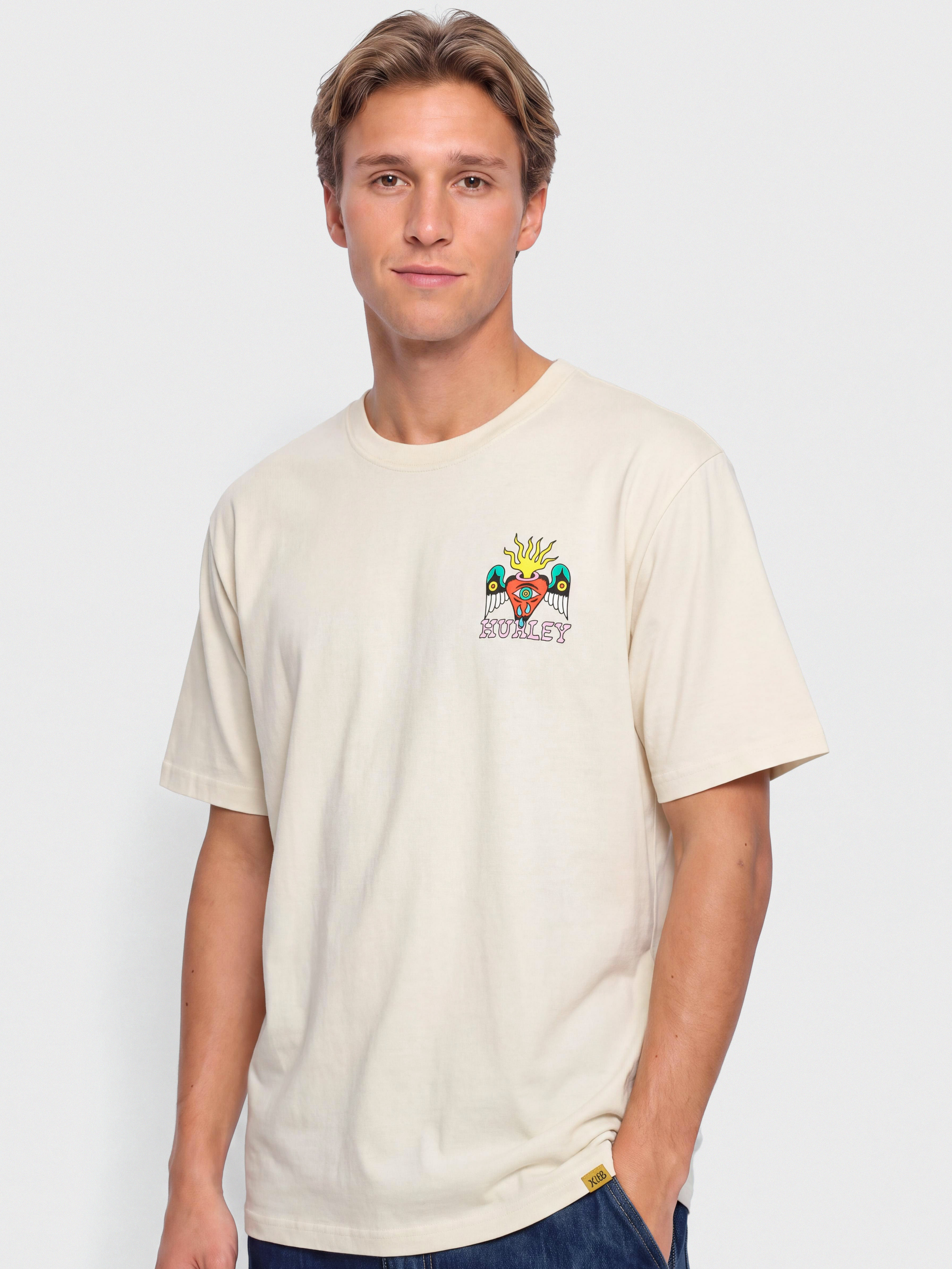 Tricou Hurley Etam Hand (white)