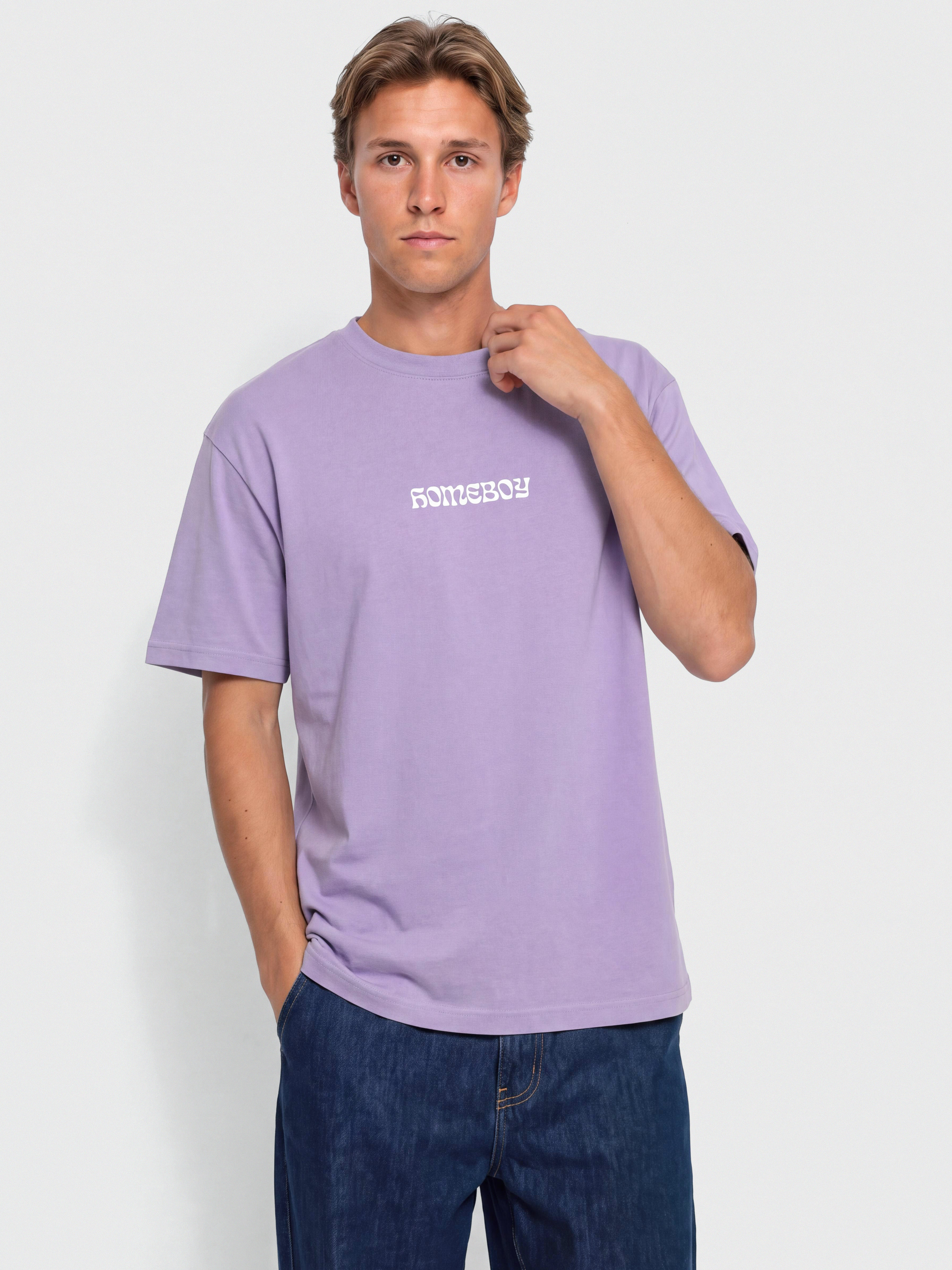 Tricou Homeboy Big Text (lilac)