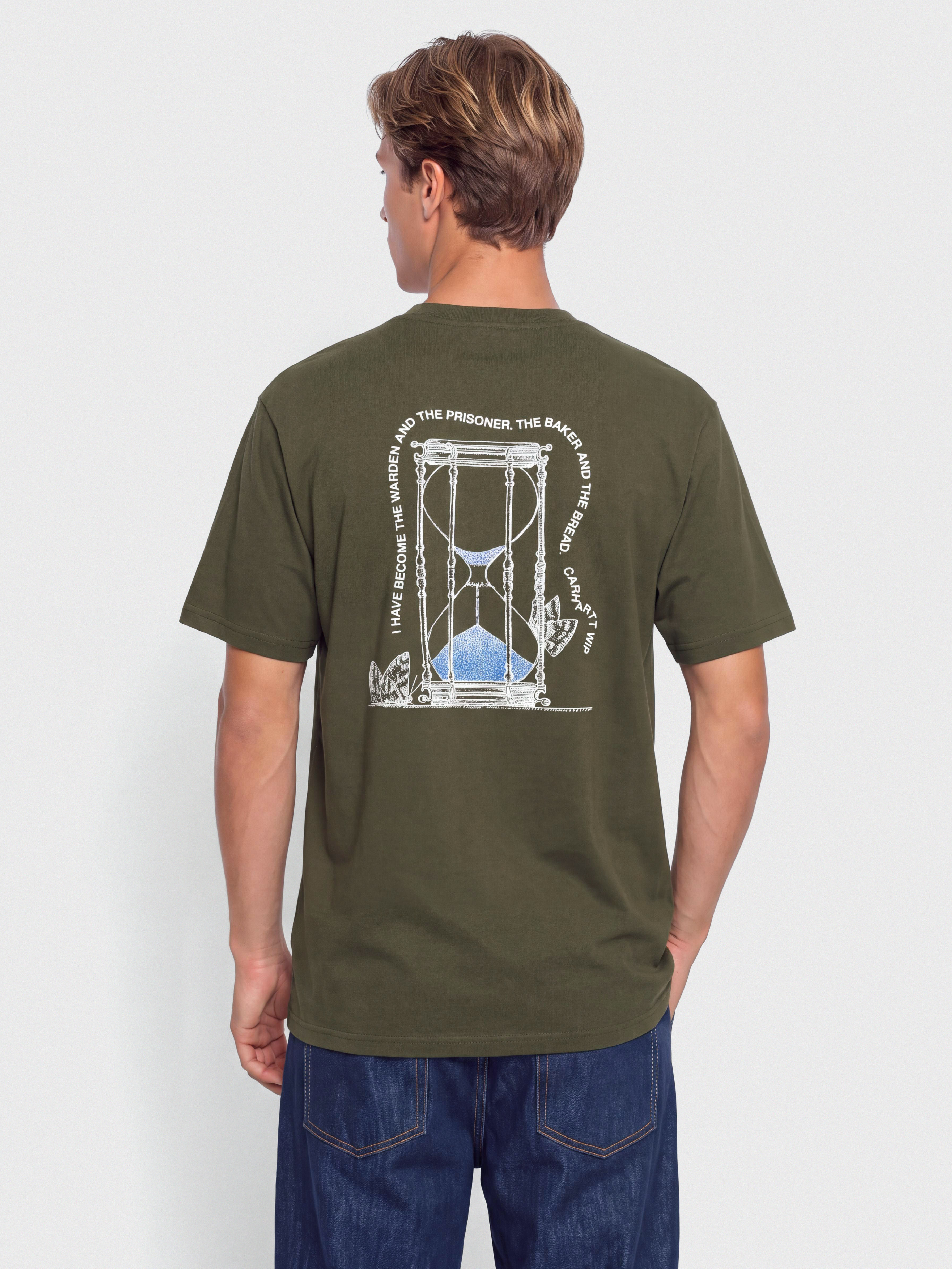 Tricou Carhartt WIP Hourglass (cypress)
