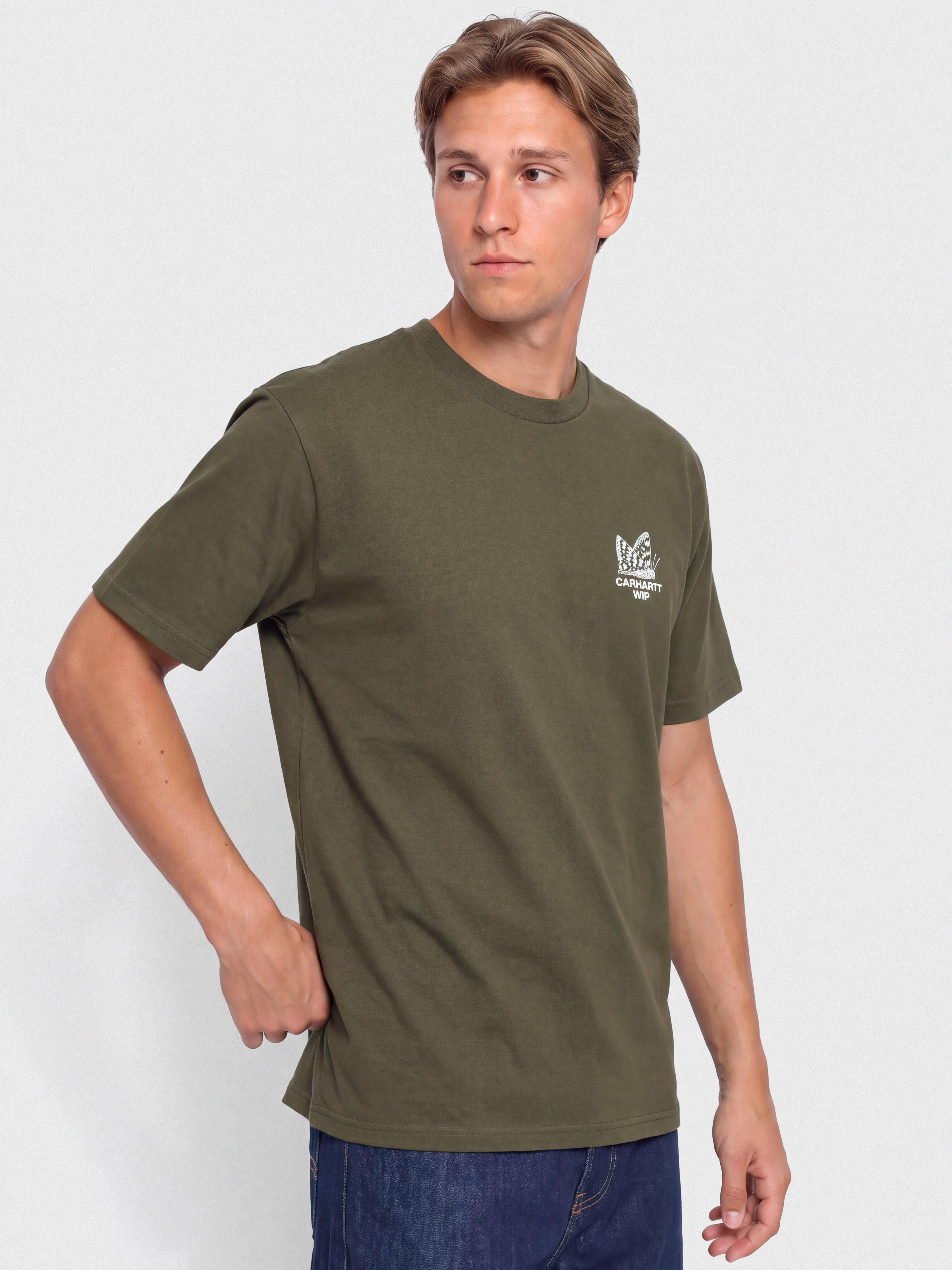 Tricou Carhartt WIP Hourglass (cypress)