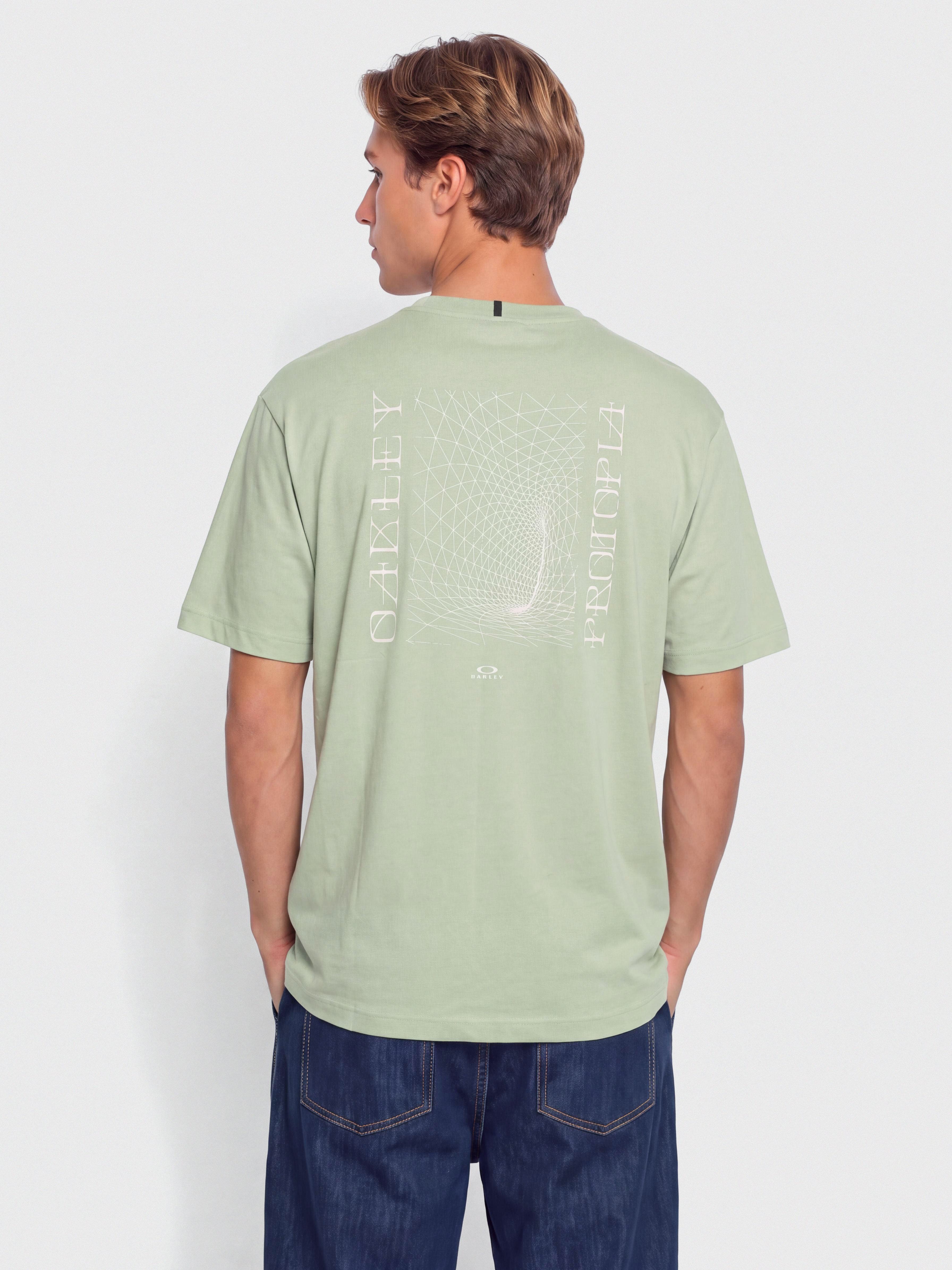 Tricou Oakley Reserve Momento Protopia (faded green)