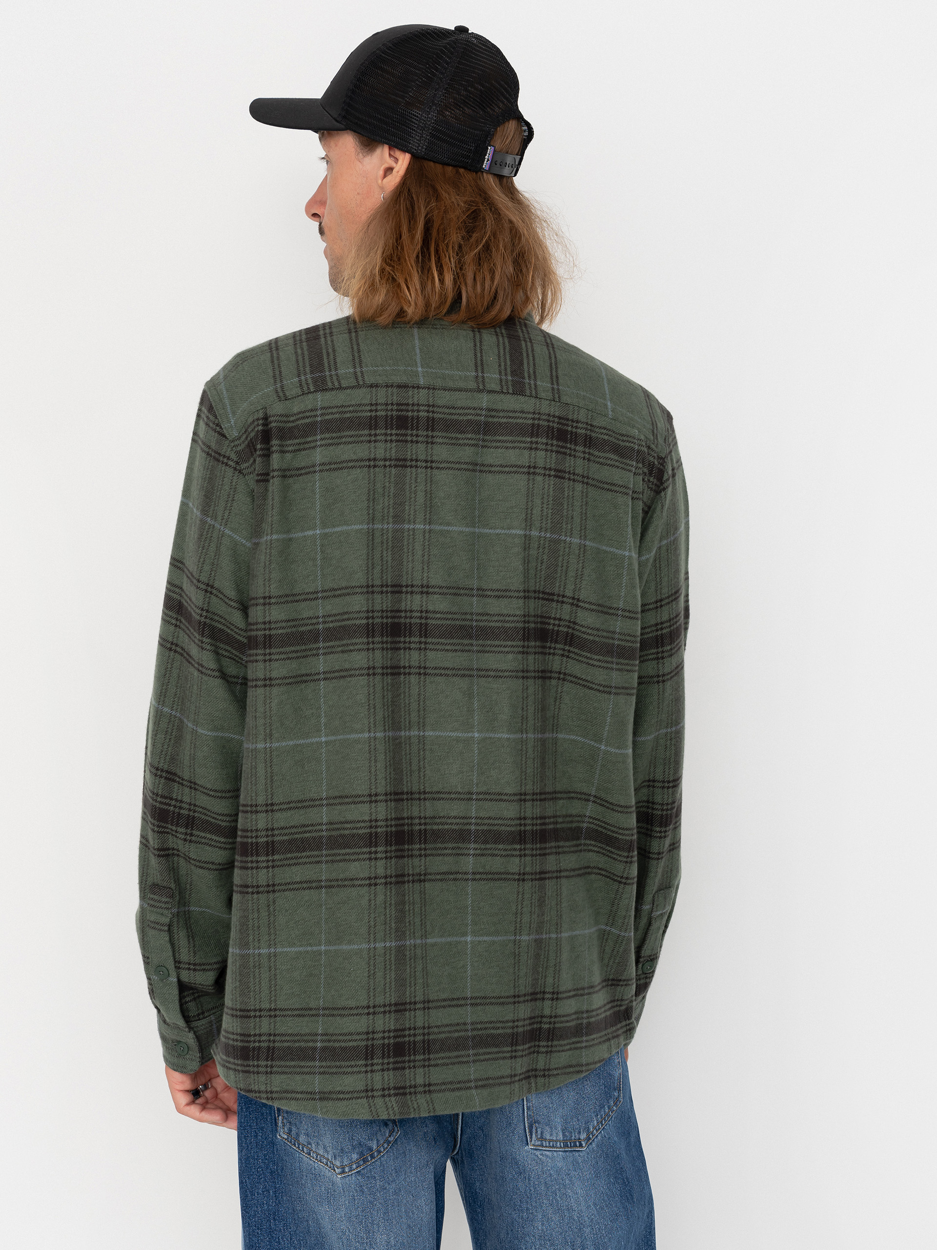 Cămașă Patagonia Fjord Flannel (dissolve treeline green)