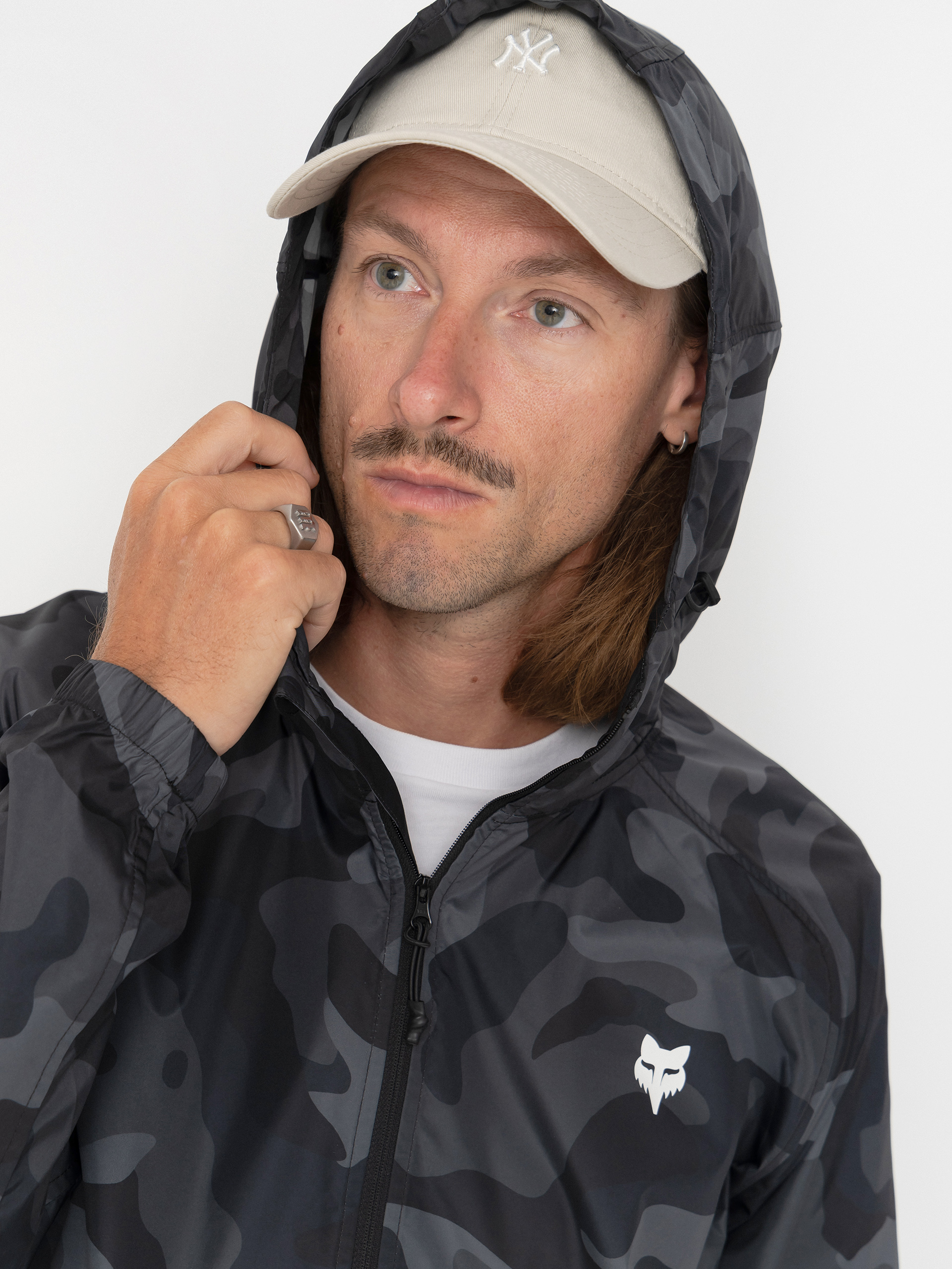 Geacă Fox Fox Head Camo Windbreaker (black camo)