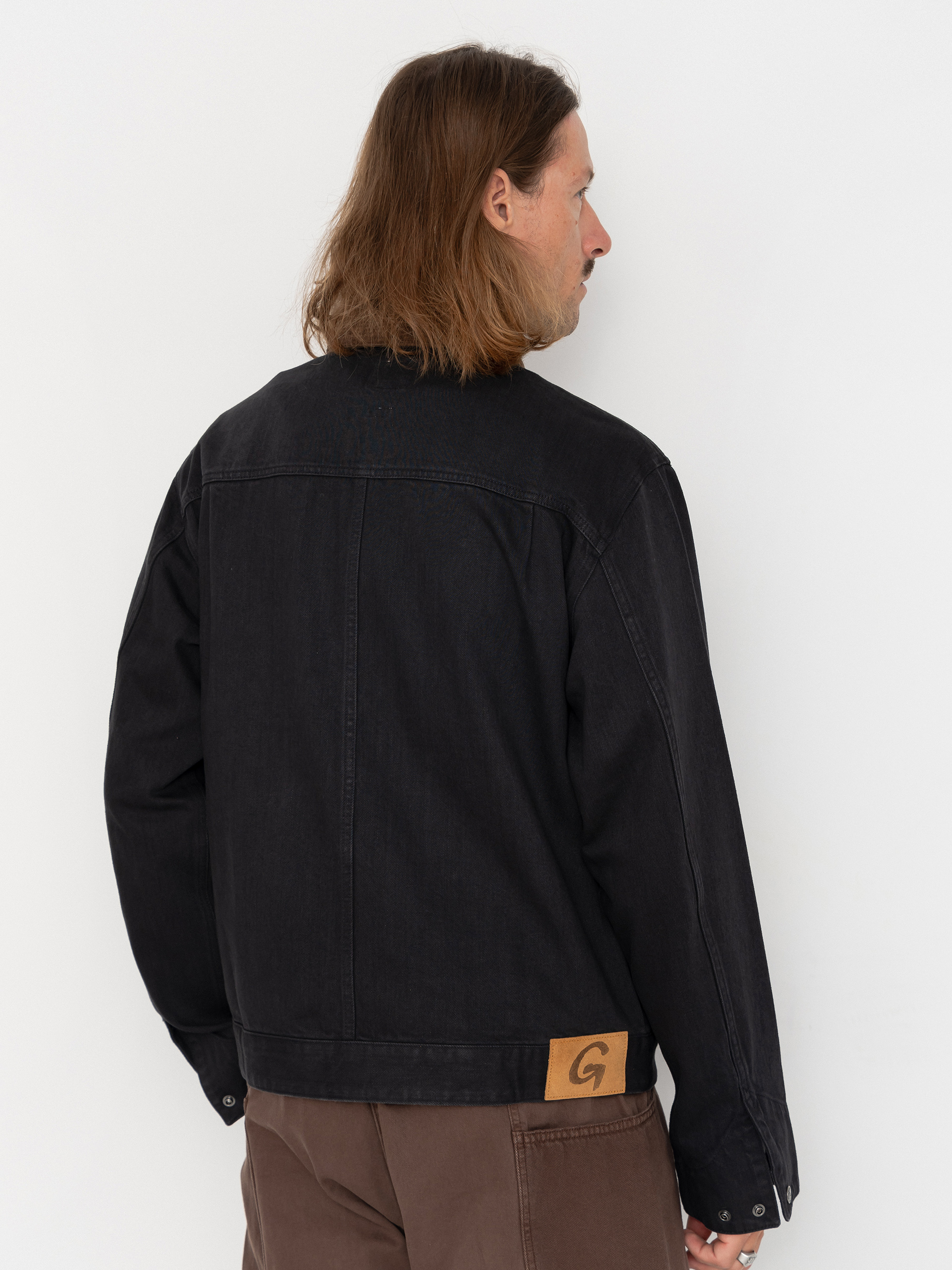 Geacă Gramicci Japanese Denim Trucker (true black)