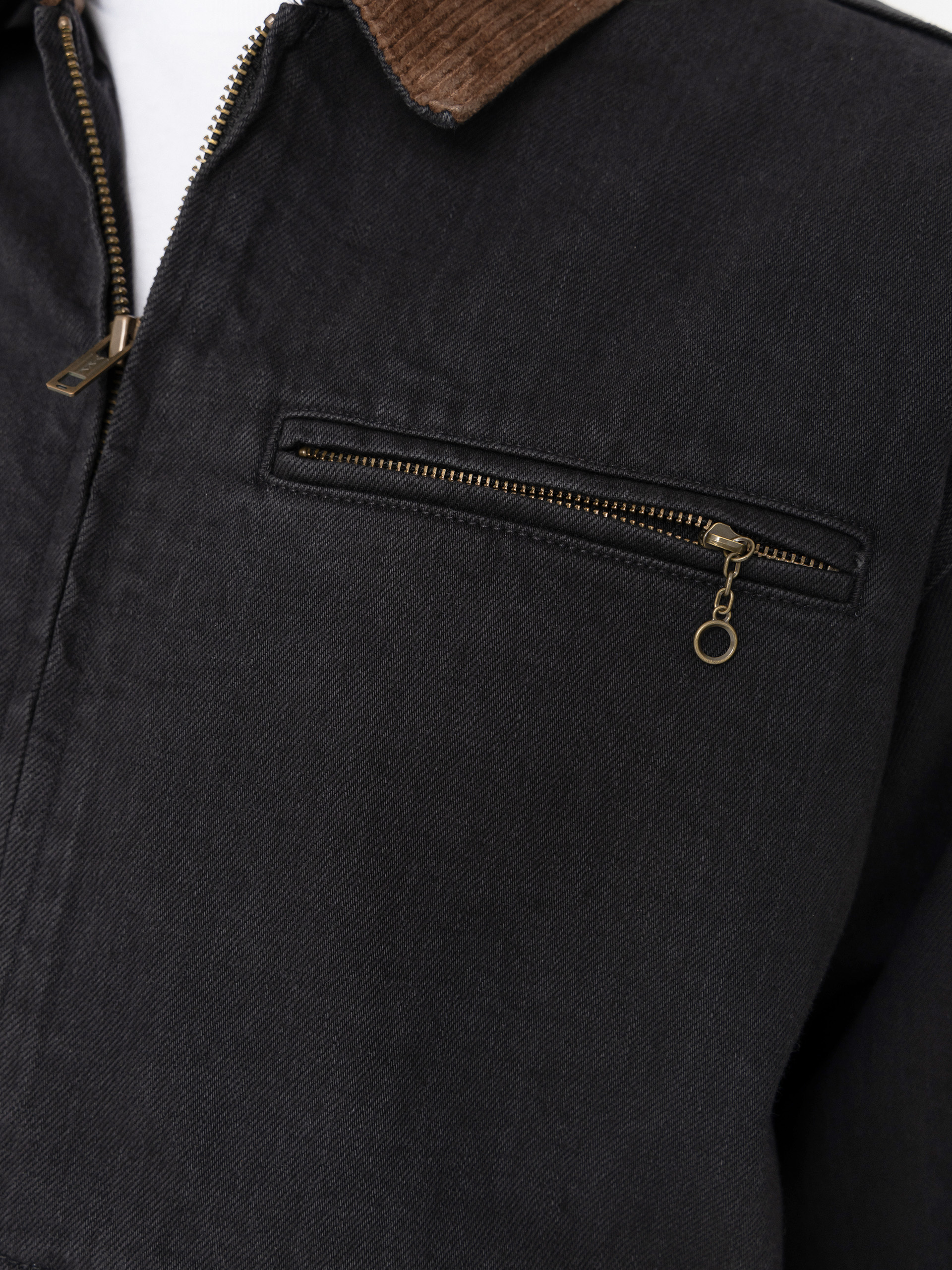 Geacă Gramicci Japanese Denim Trucker (true black)