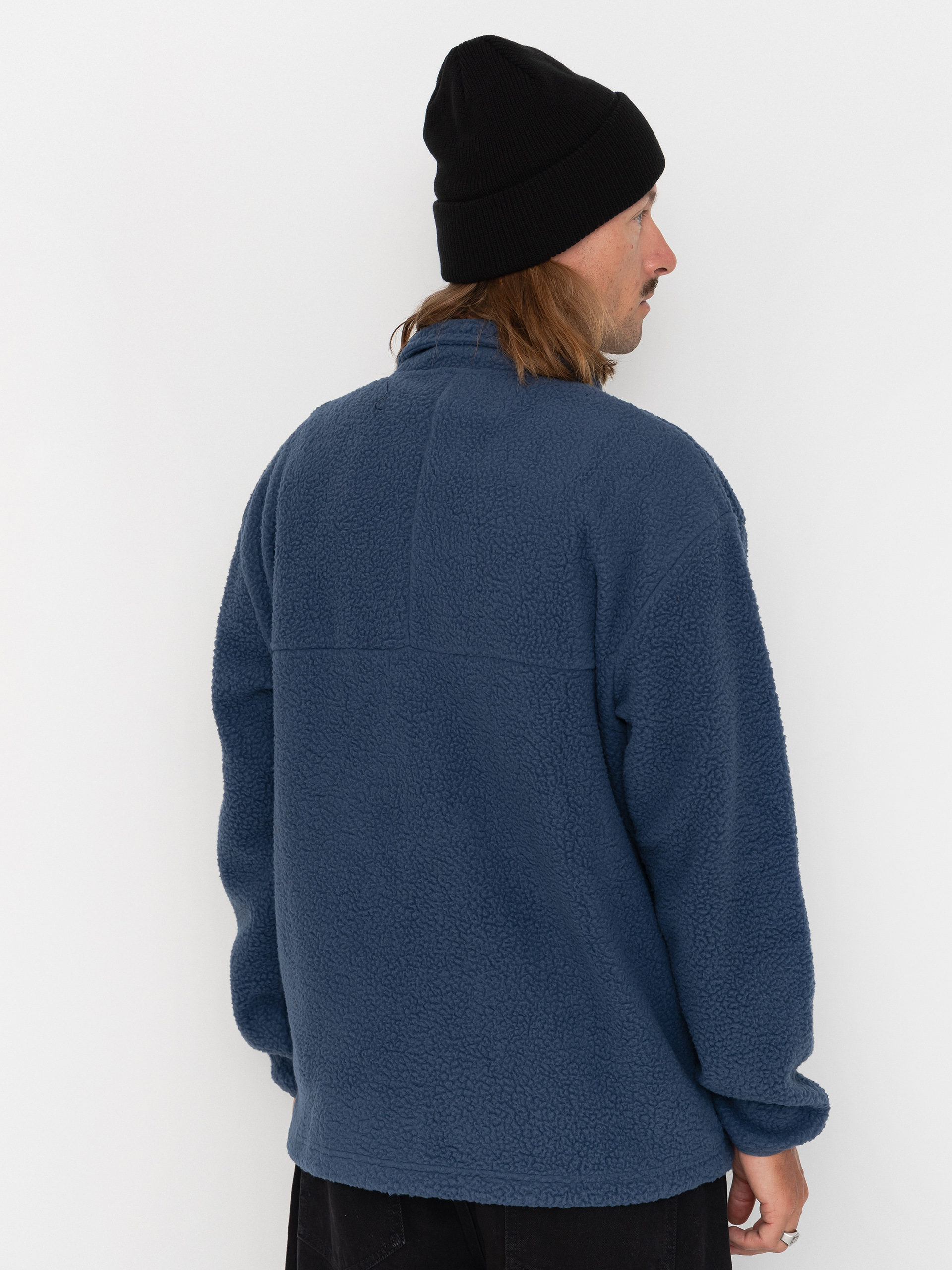 Pentru bărbați Hanorac din fleece Quiksilver Clean Coast Fz (dark denim)