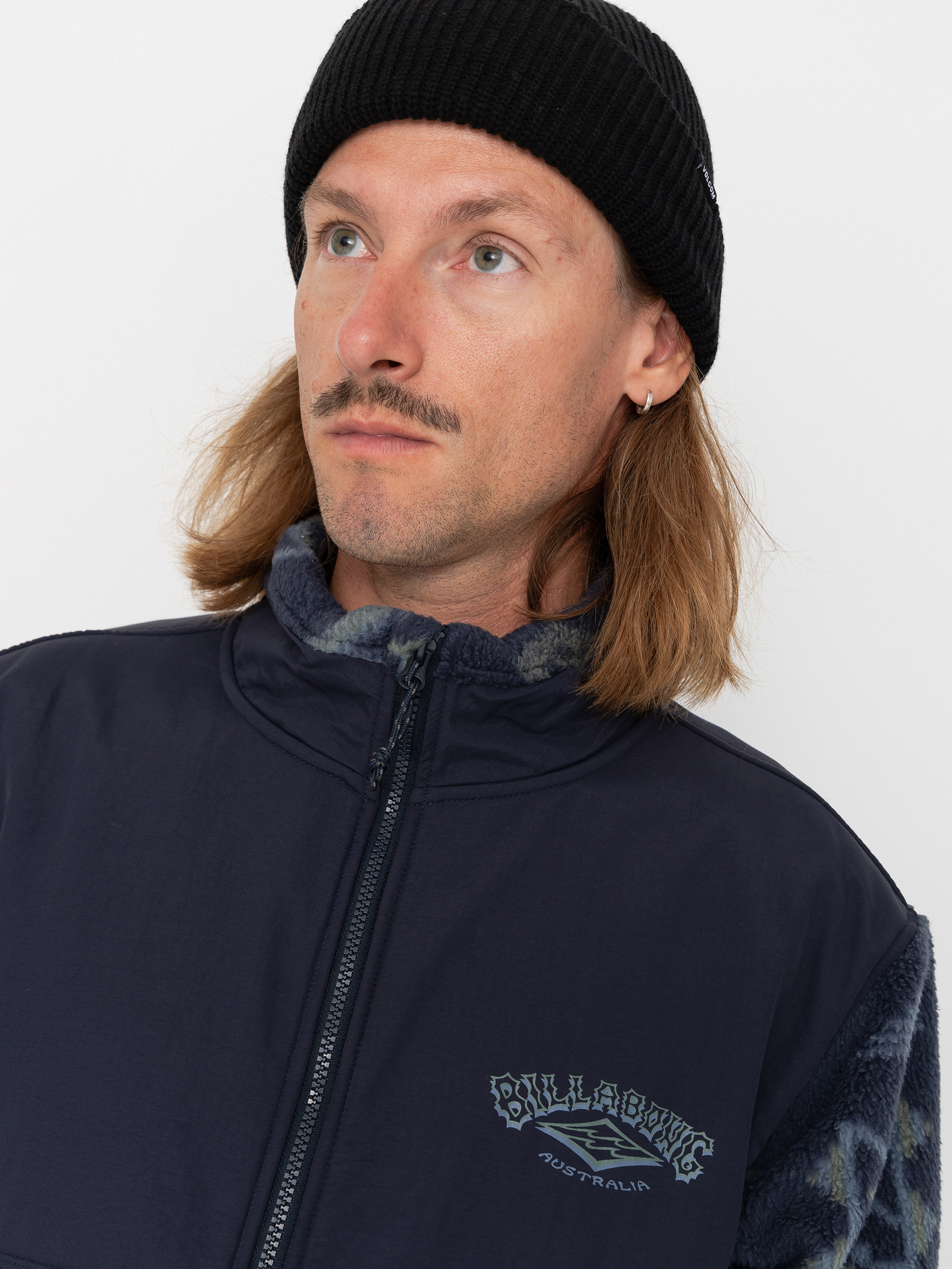 Pentru bărbați Hanorac din fleece Billabong Boundary Re Issue (navy)