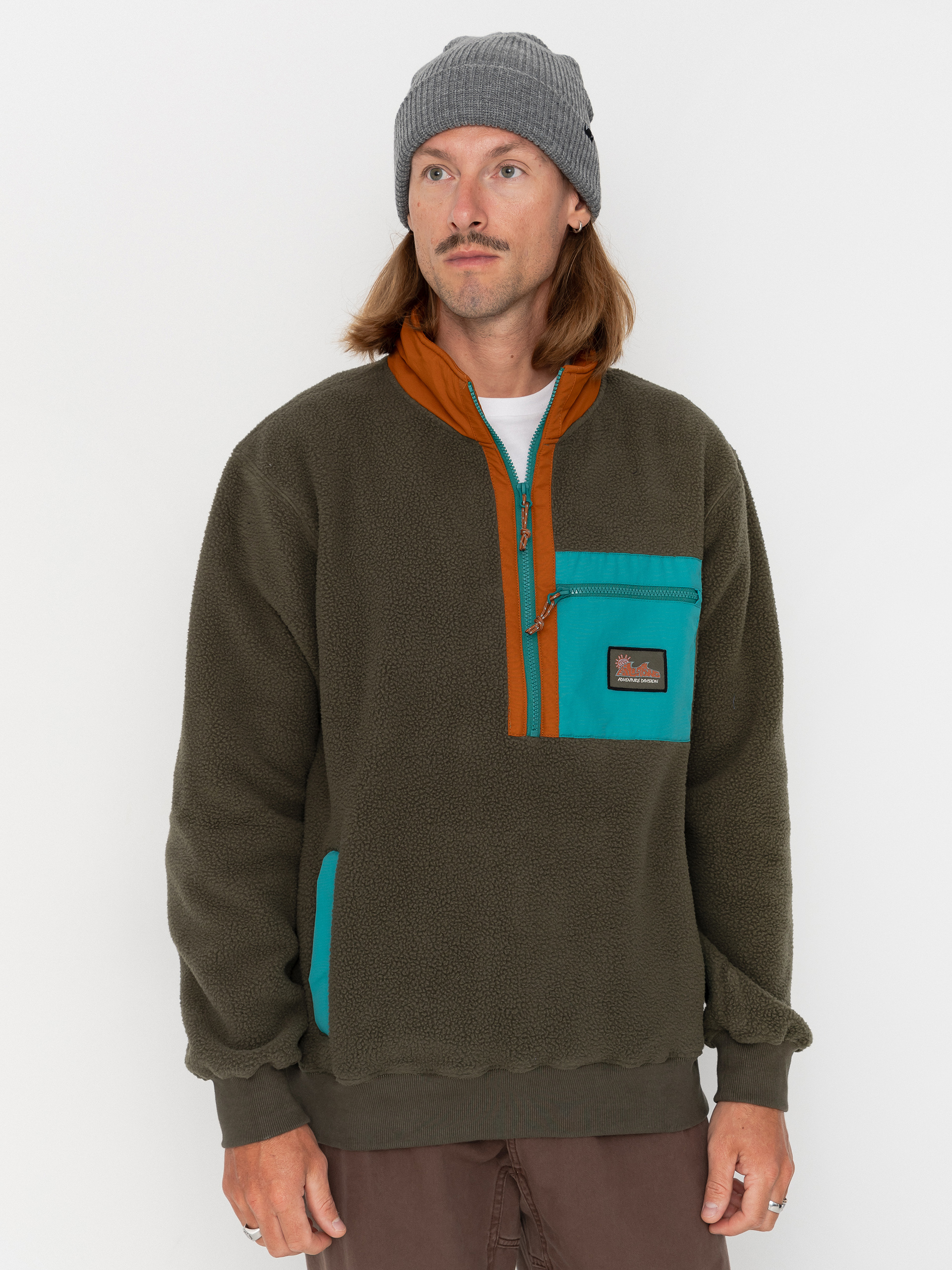 Pentru bărbați Hanorac din fleece Billabong Boundary Shore (caramel cafe)