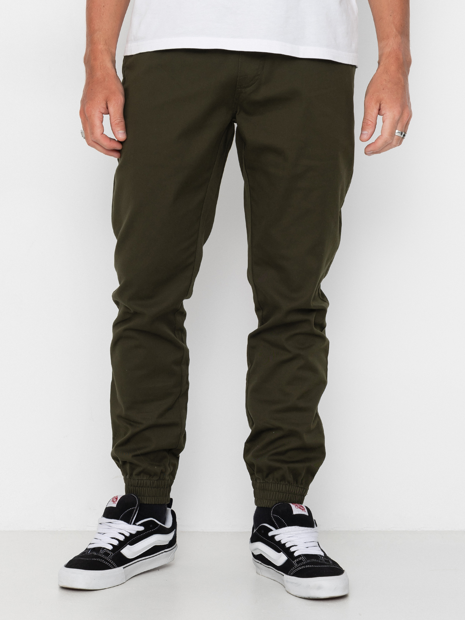 Pantaloni Volcom Frickin Slim Jogger (dark green)