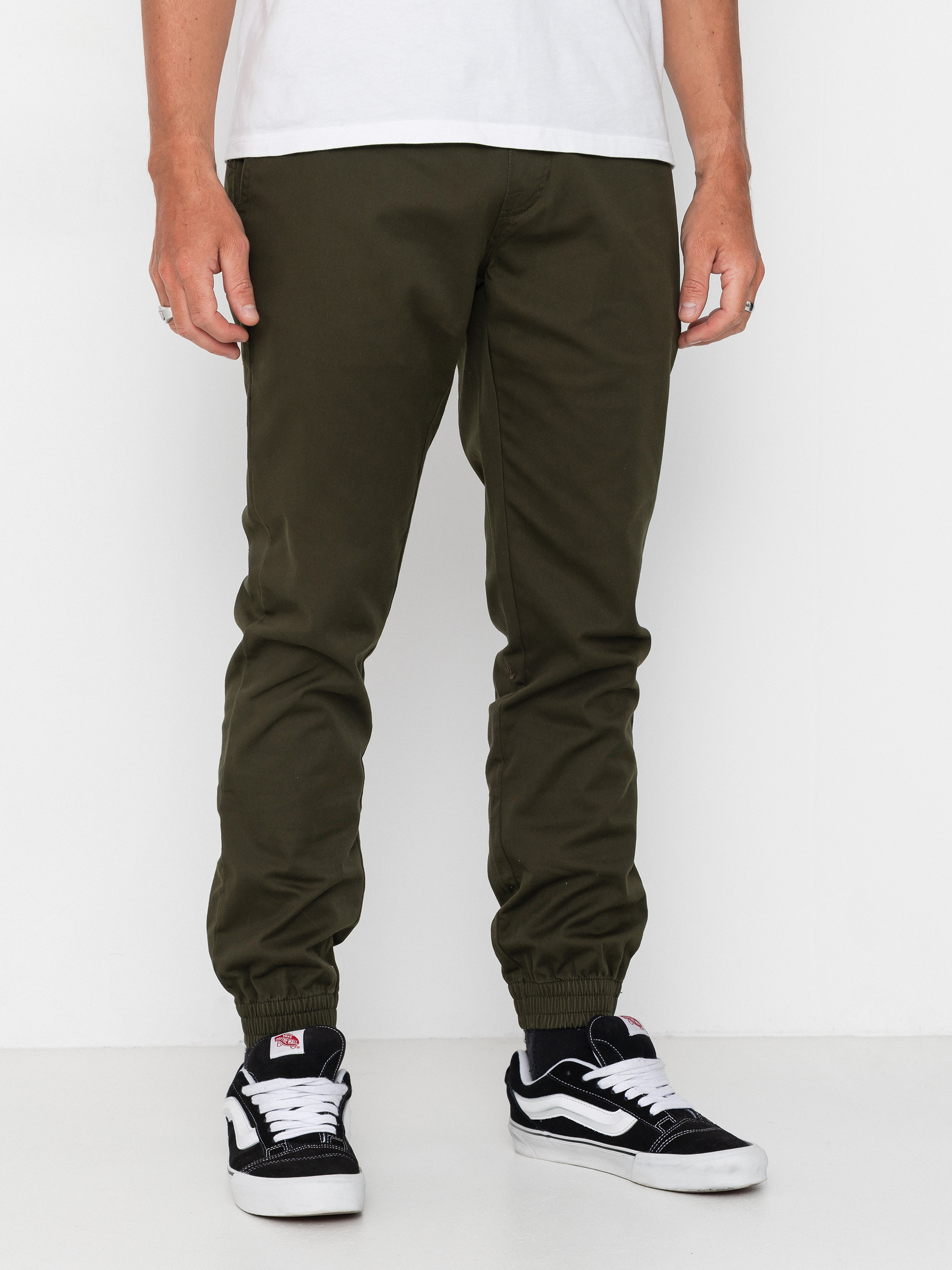 Pantaloni Volcom Frickin Slim Jogger (dark green)
