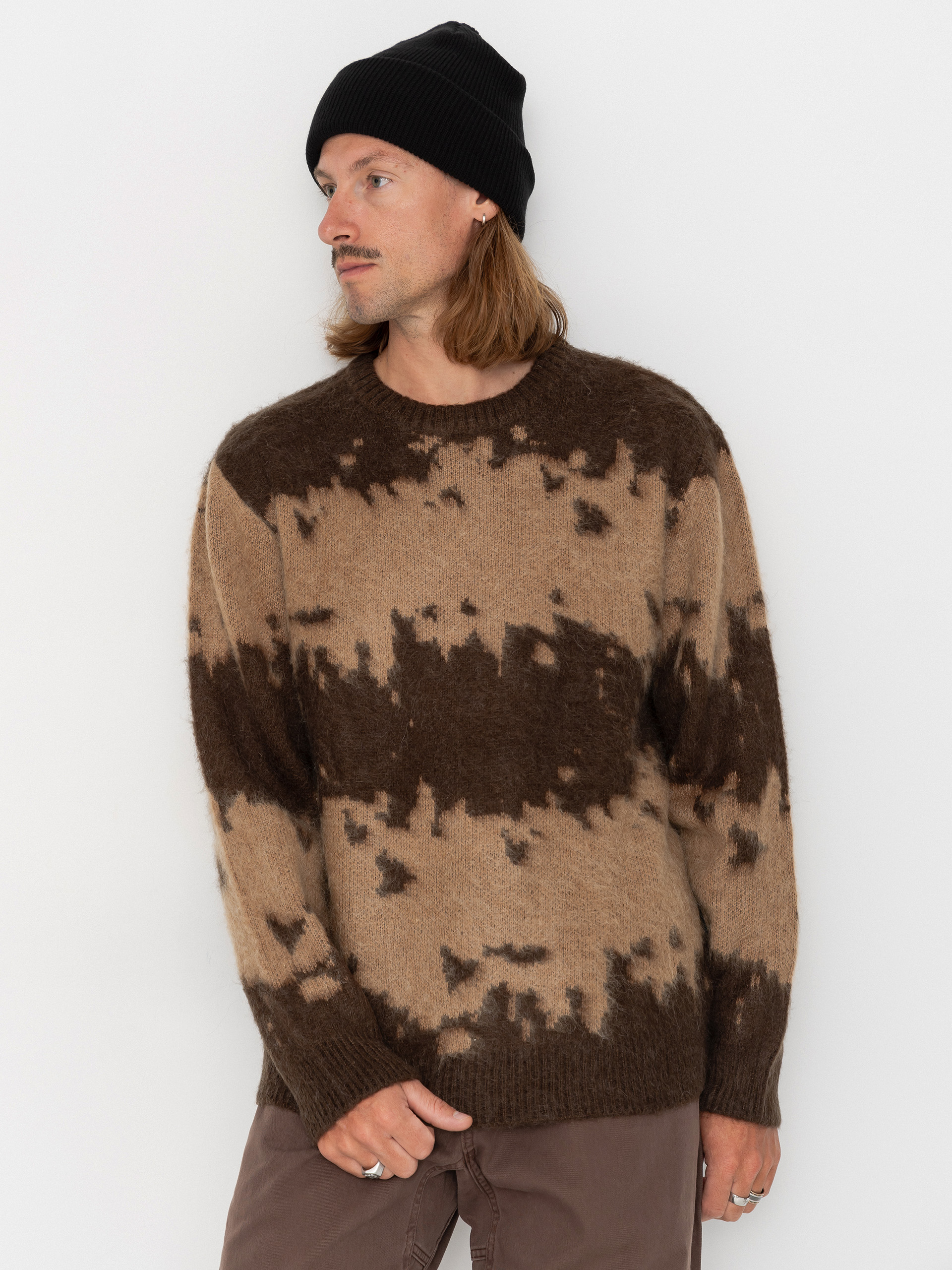 Pulover Gramicci Mohair Splatter (taupe splatter)