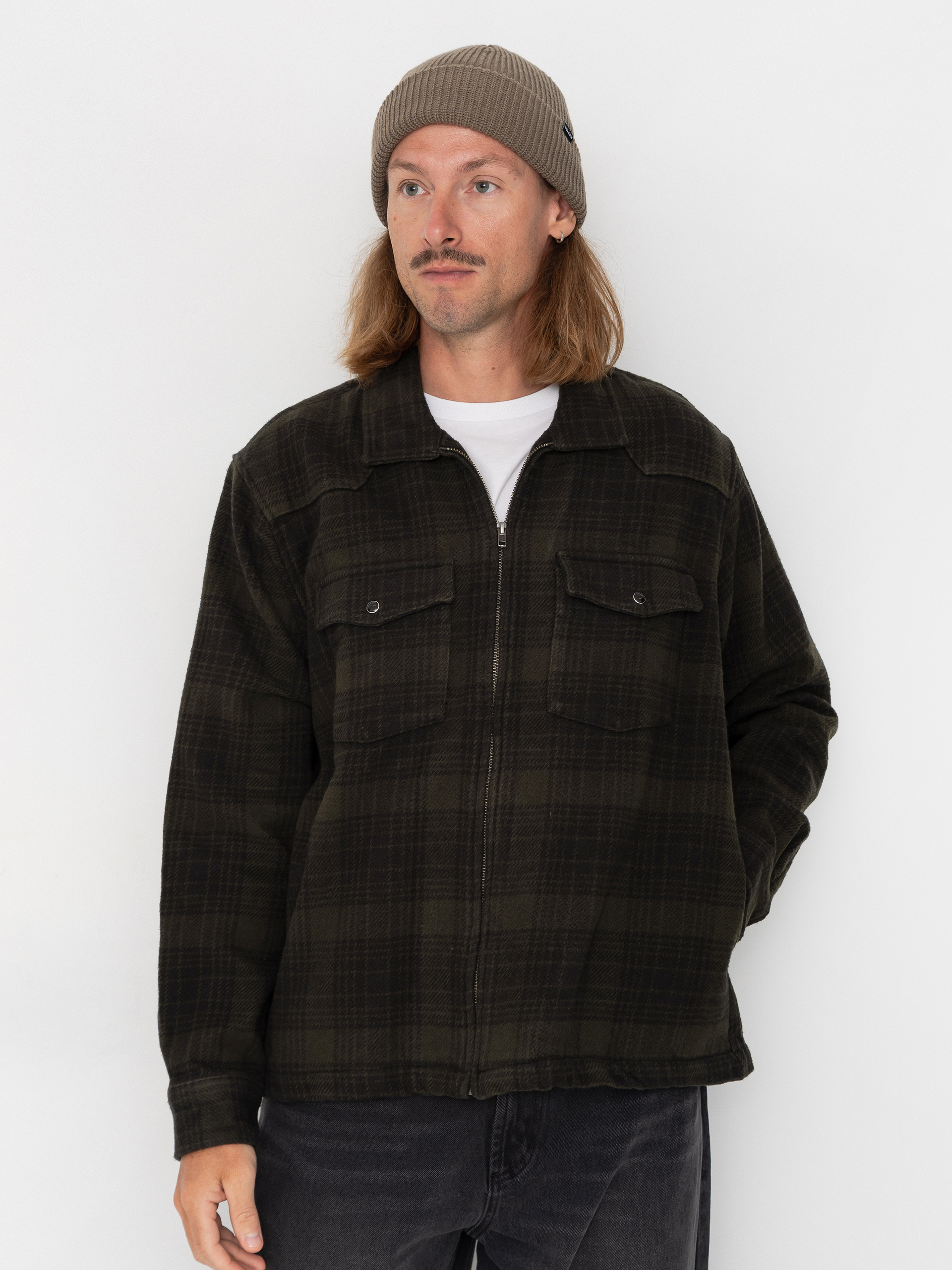 Geacă OBEY Willie Zip Shirt