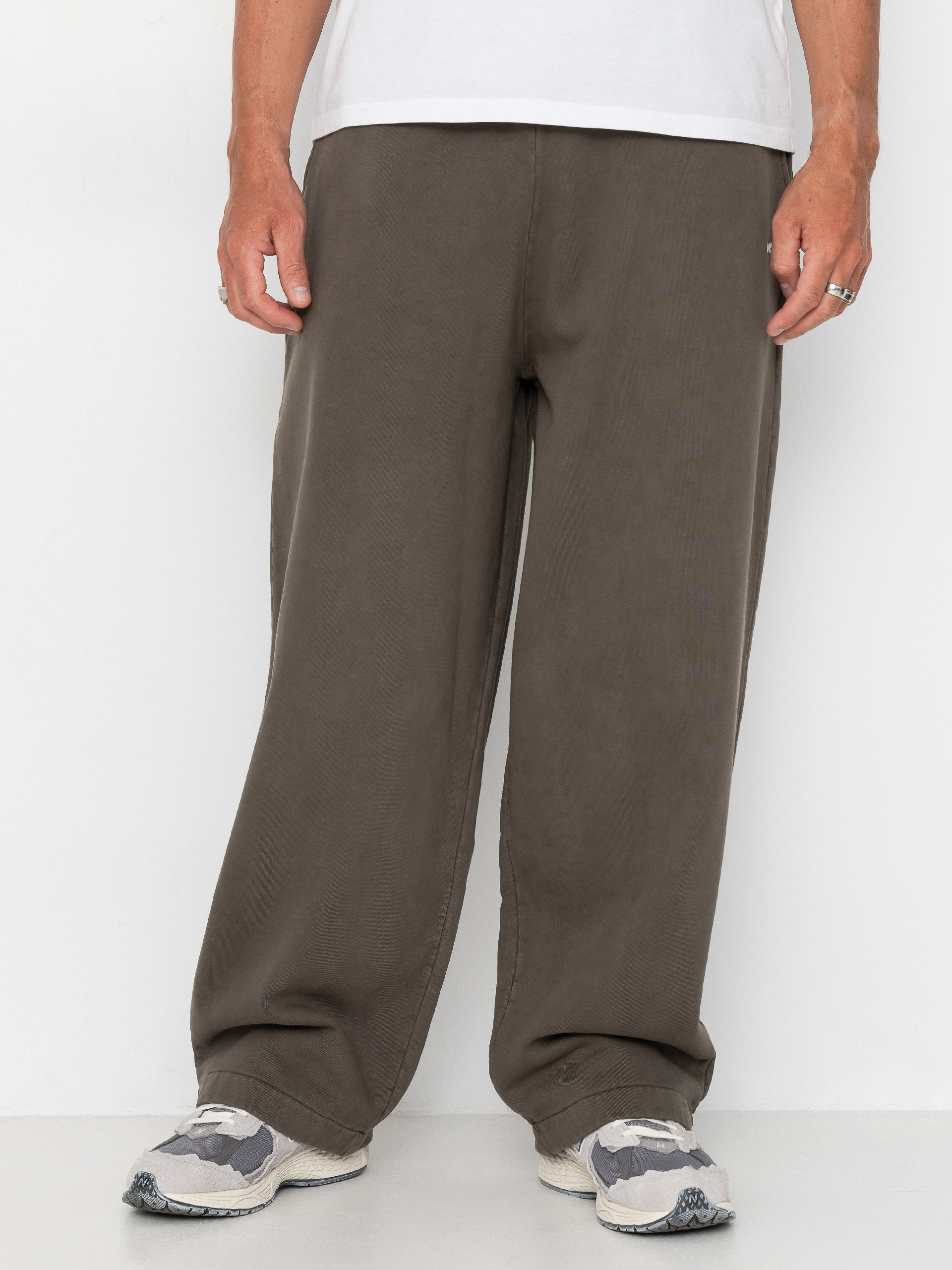 Pantaloni OBEY Lowercase Pigment Straight (pigment black olive)