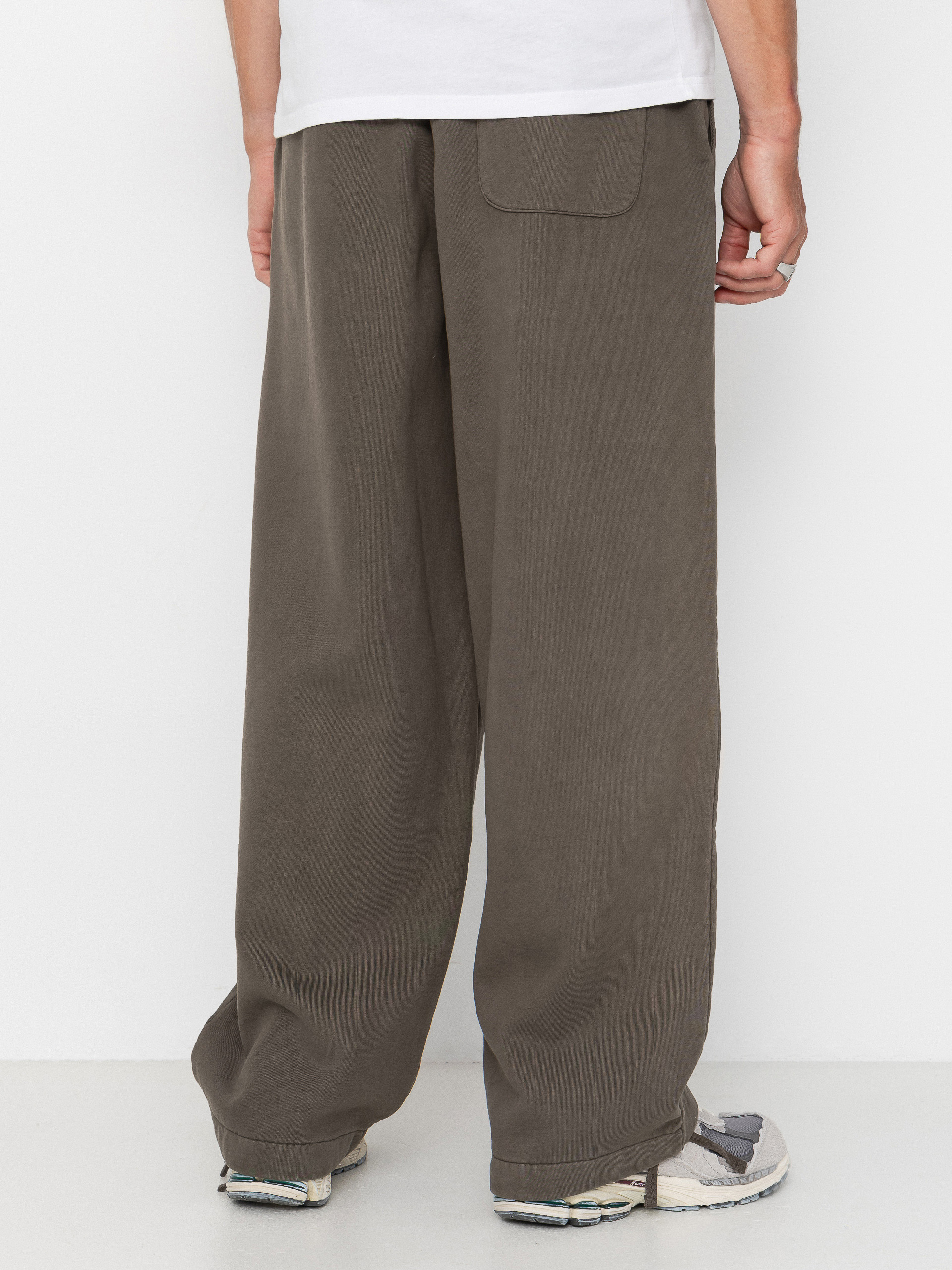 Pantaloni OBEY Lowercase Pigment Straight (pigment black olive)