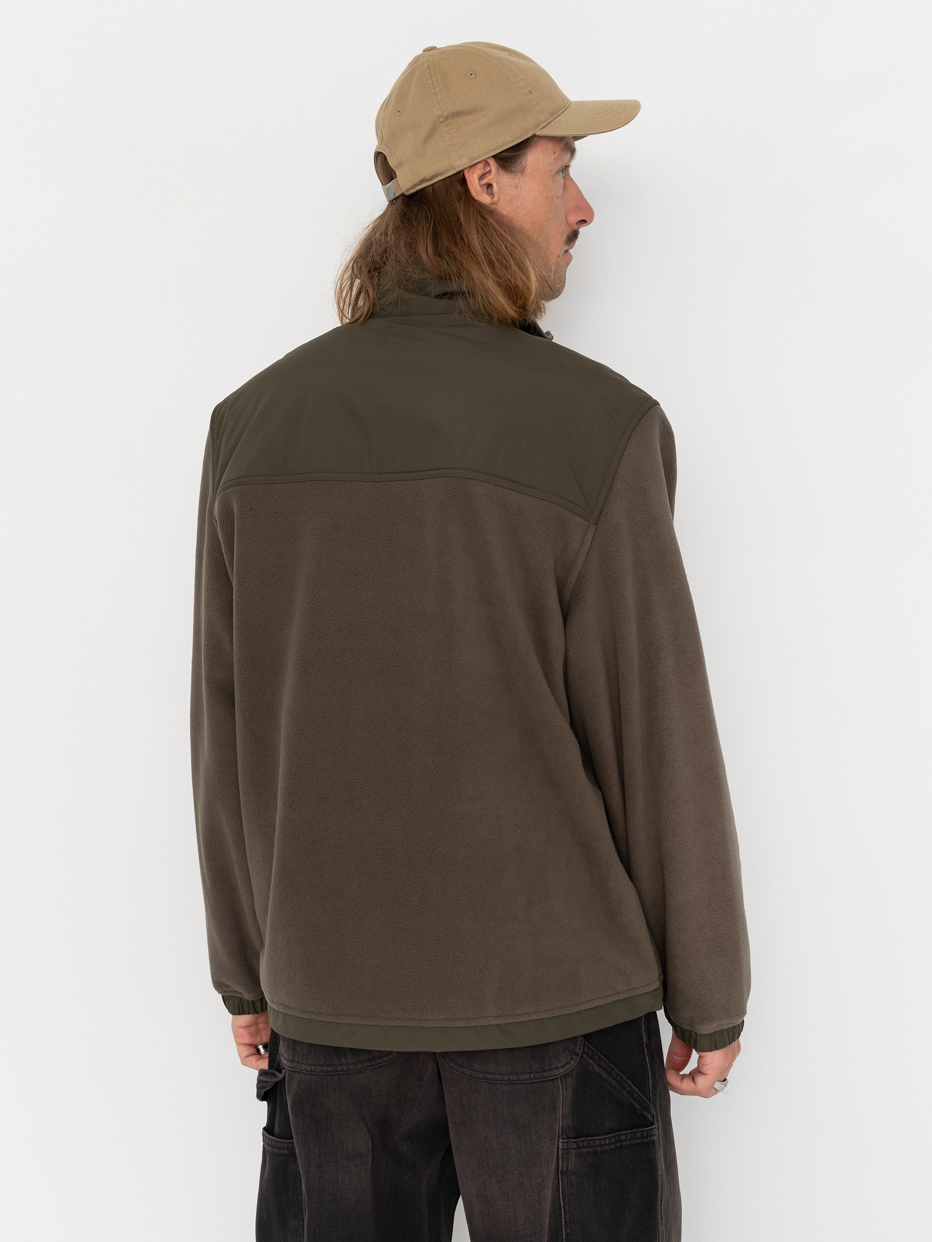 Pentru bărbați Hanorac din fleece Carhartt WIP Edmore (cypress/black)