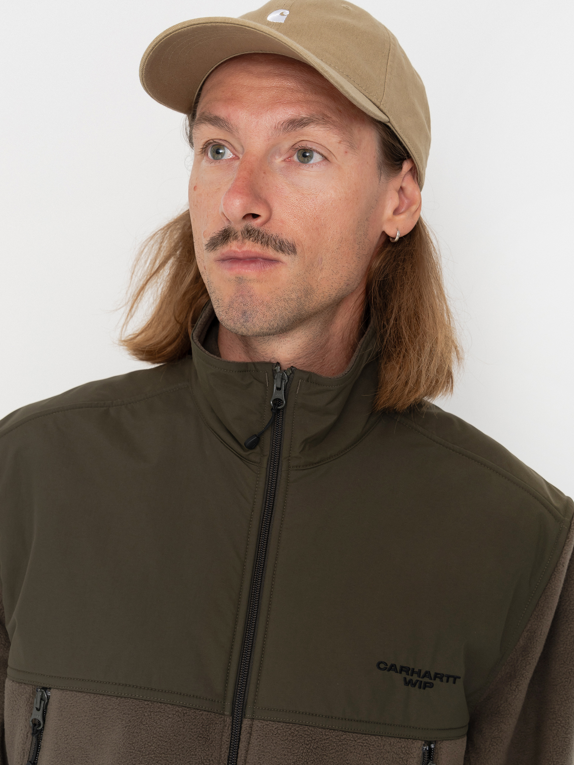 Pentru bărbați Hanorac din fleece Carhartt WIP Edmore (cypress/black)