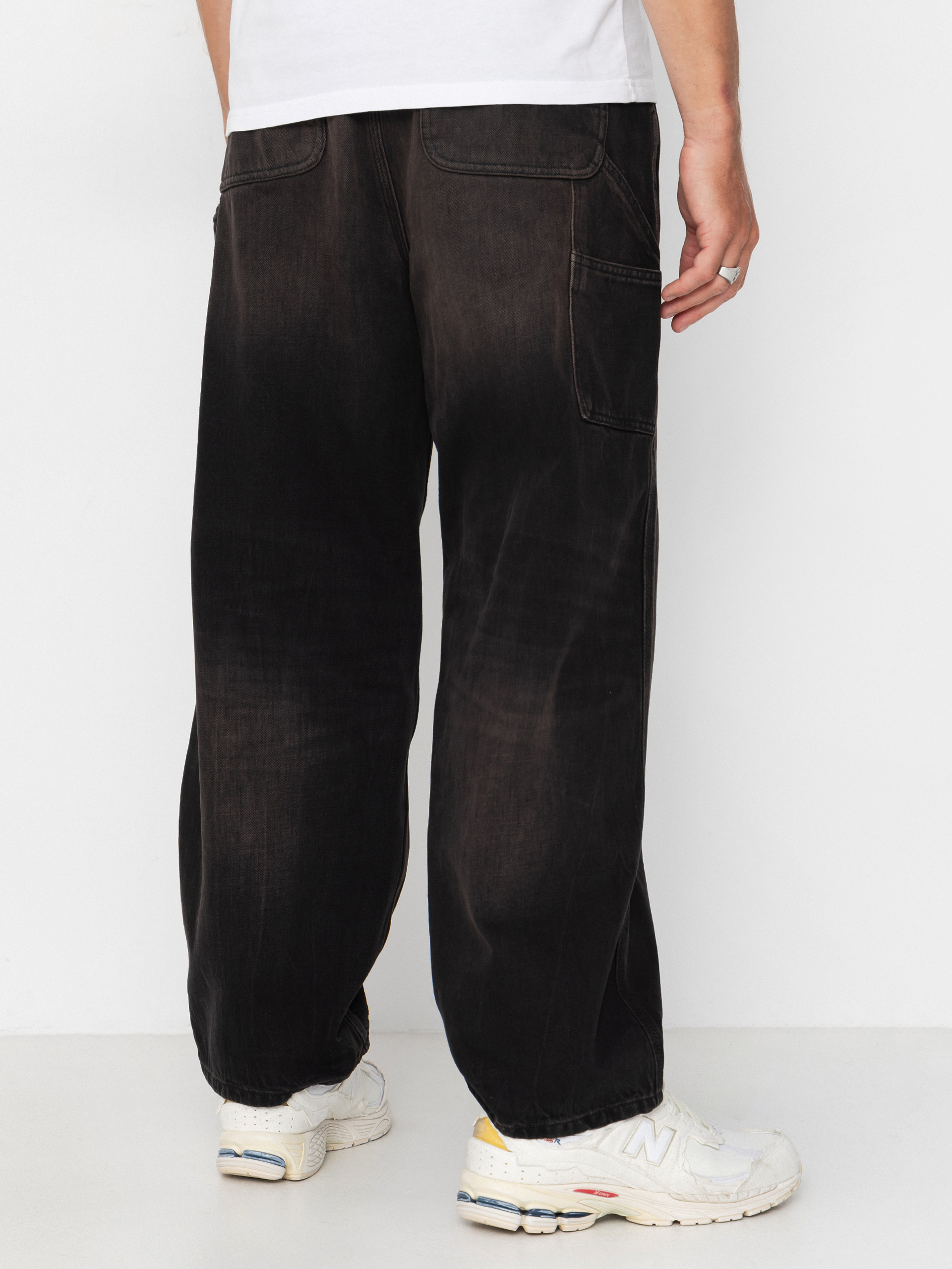 Pantaloni Carhartt WIP OG Single Knee (black/tobacco used wash)