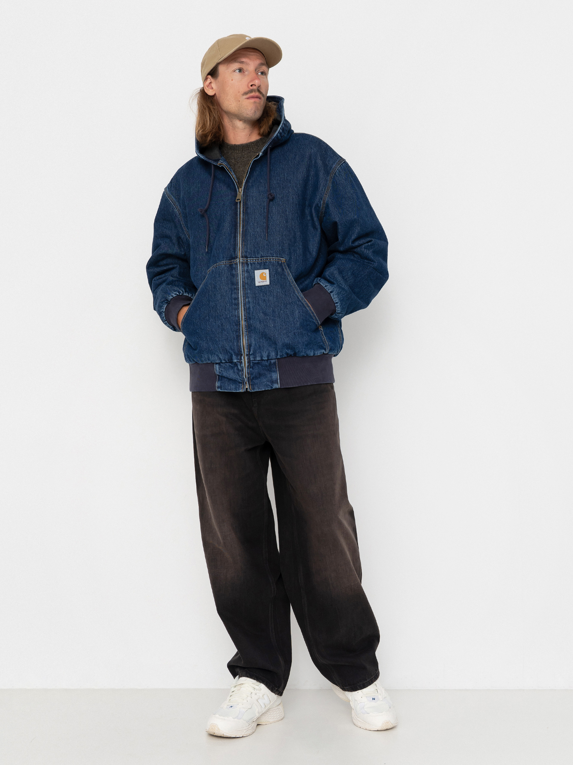 Geacă Carhartt WIP OG Active (blue/stone washed)