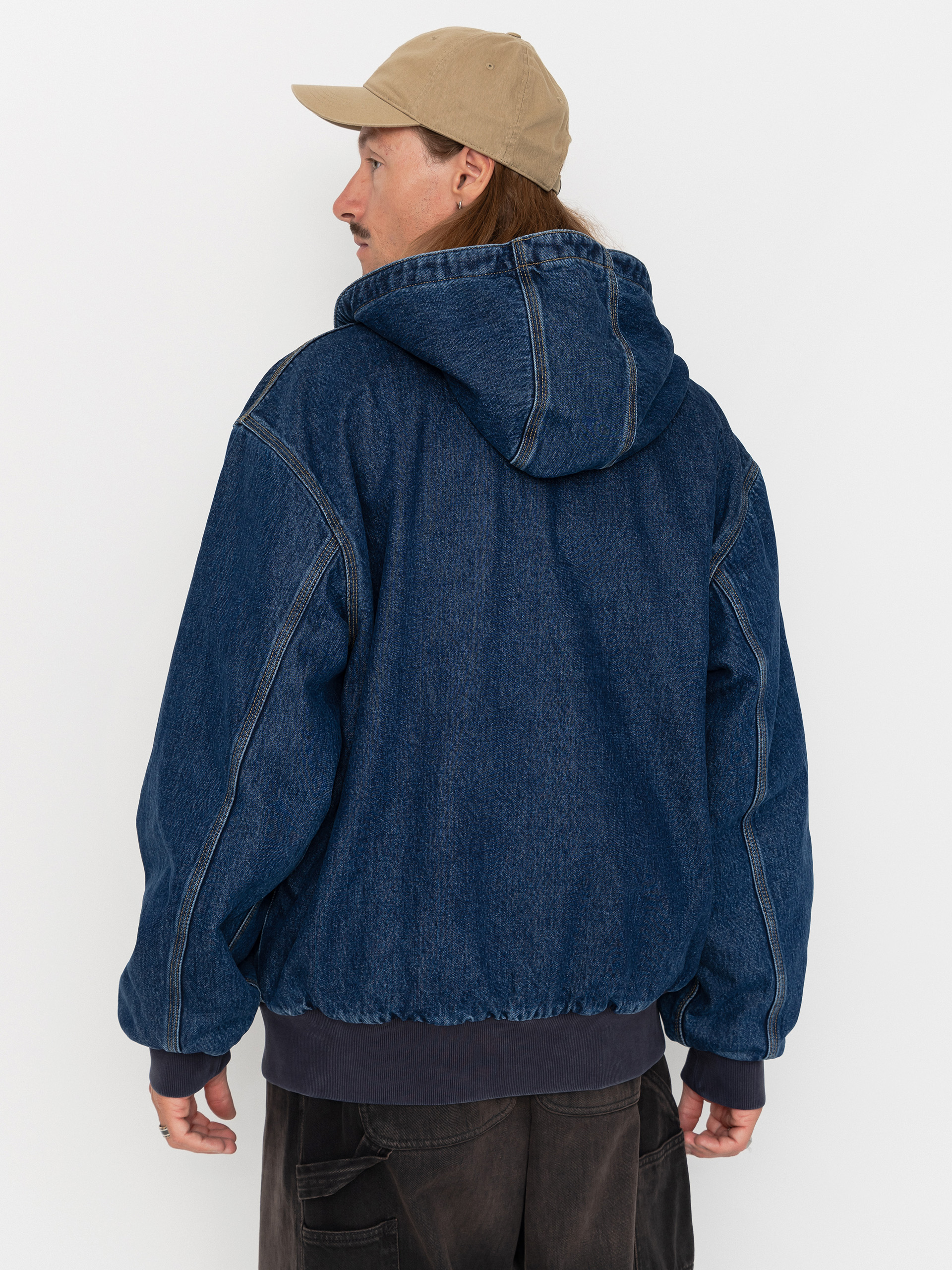 Geacă Carhartt WIP OG Active (blue/stone washed)
