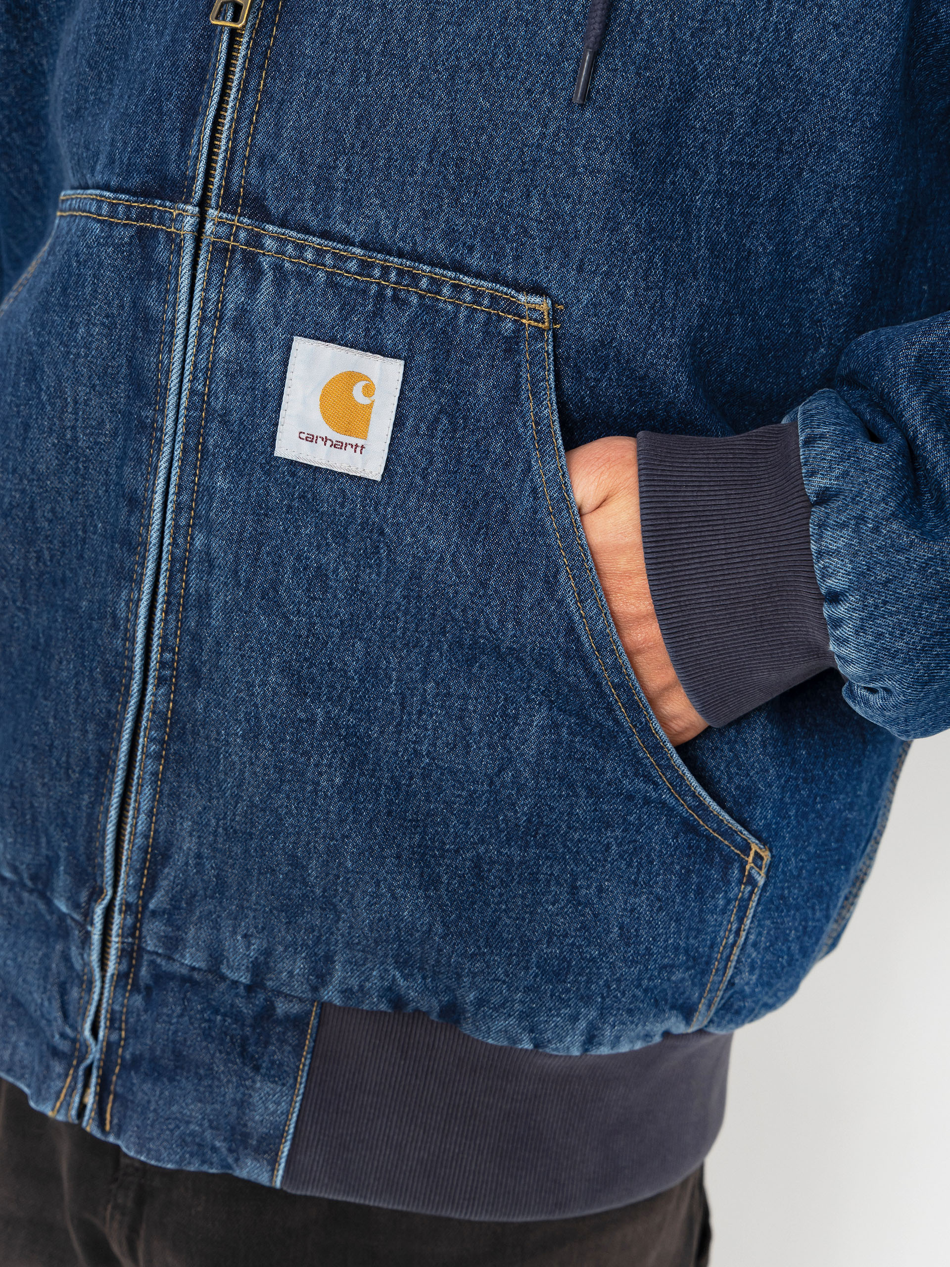 Geacă Carhartt WIP OG Active (blue/stone washed)