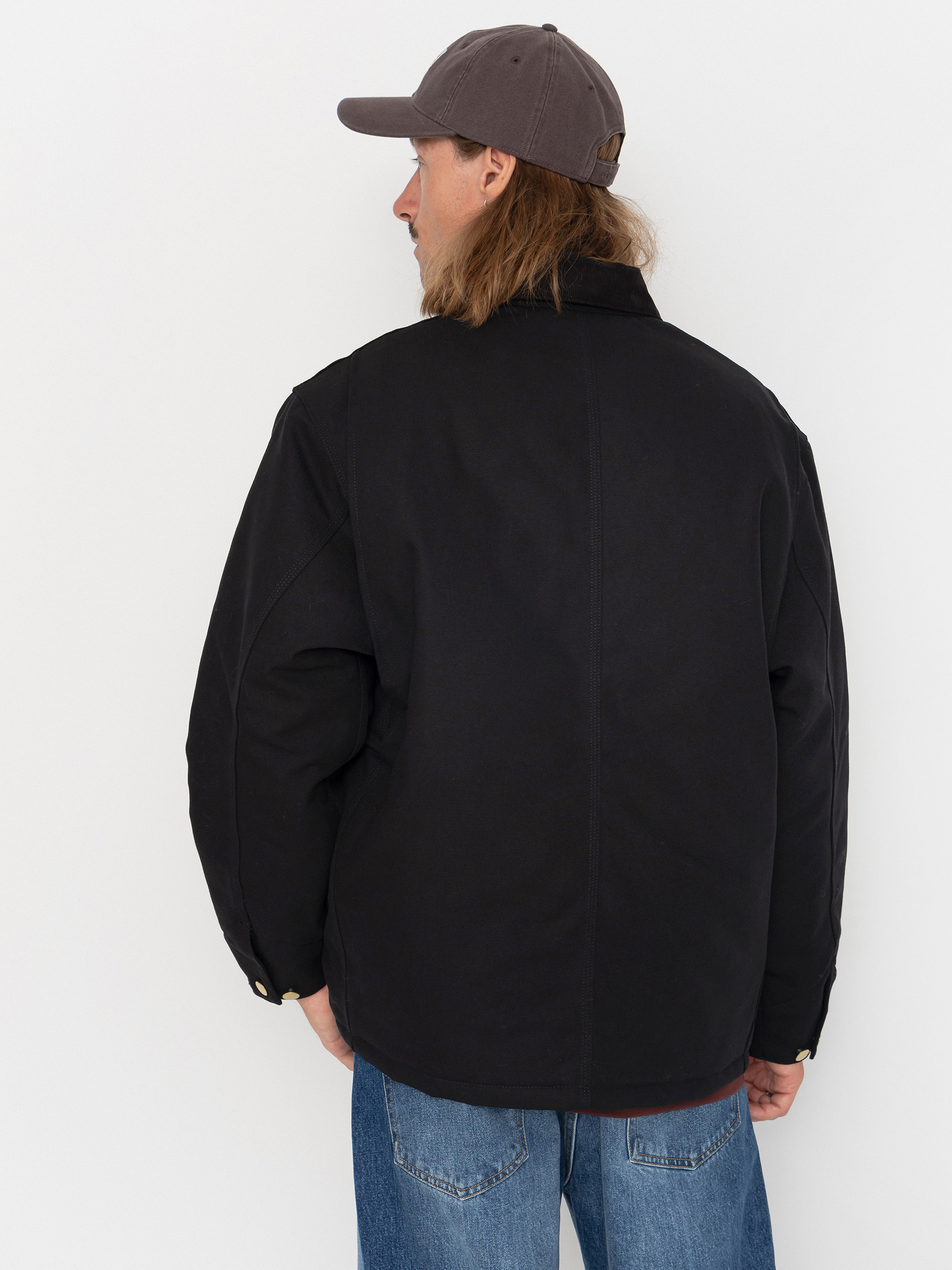 Geacă Carhartt WIP OG Chore Coat (black/black/rigid)