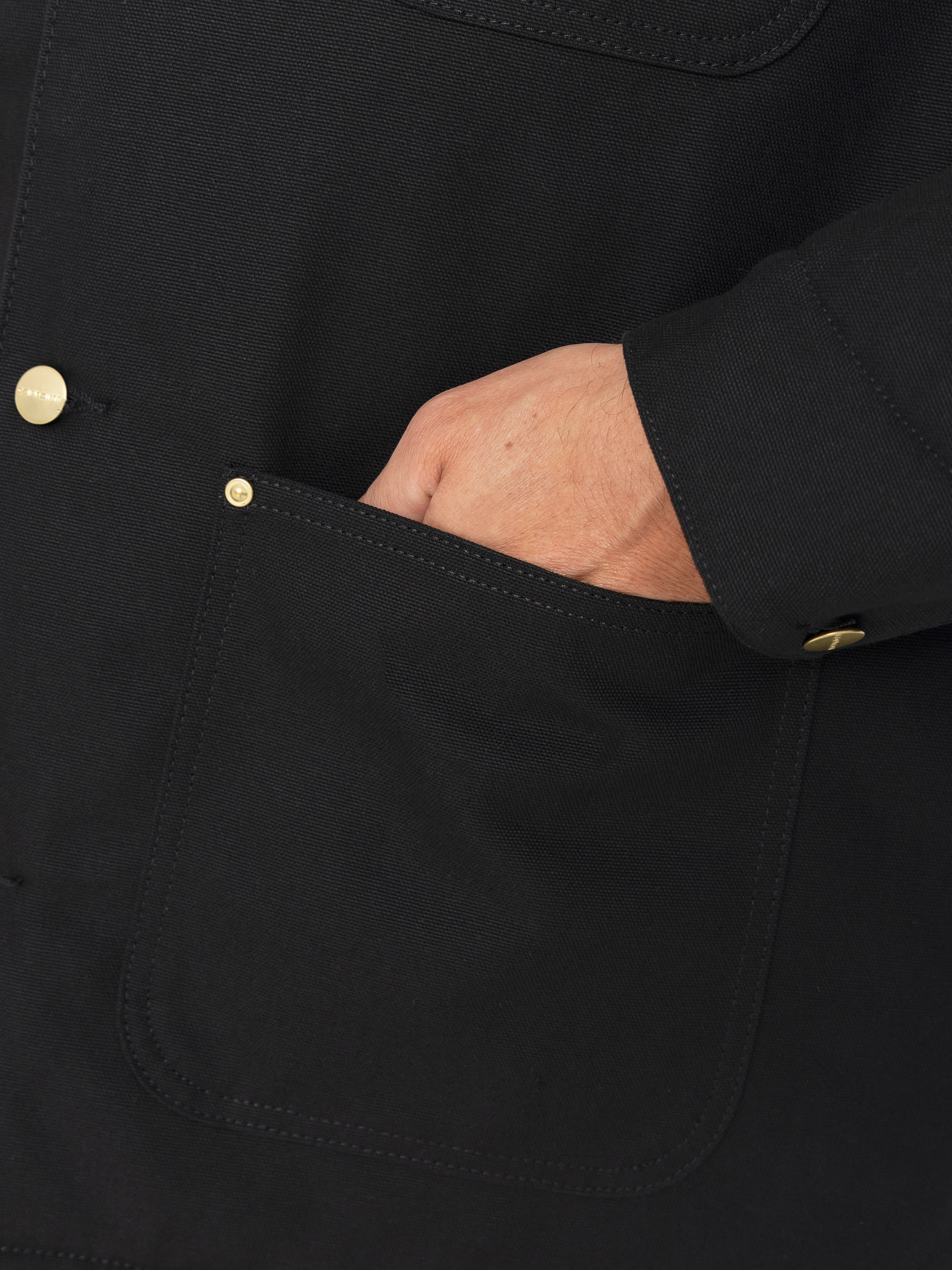 Geacă Carhartt WIP OG Chore Coat (black/black/rigid)