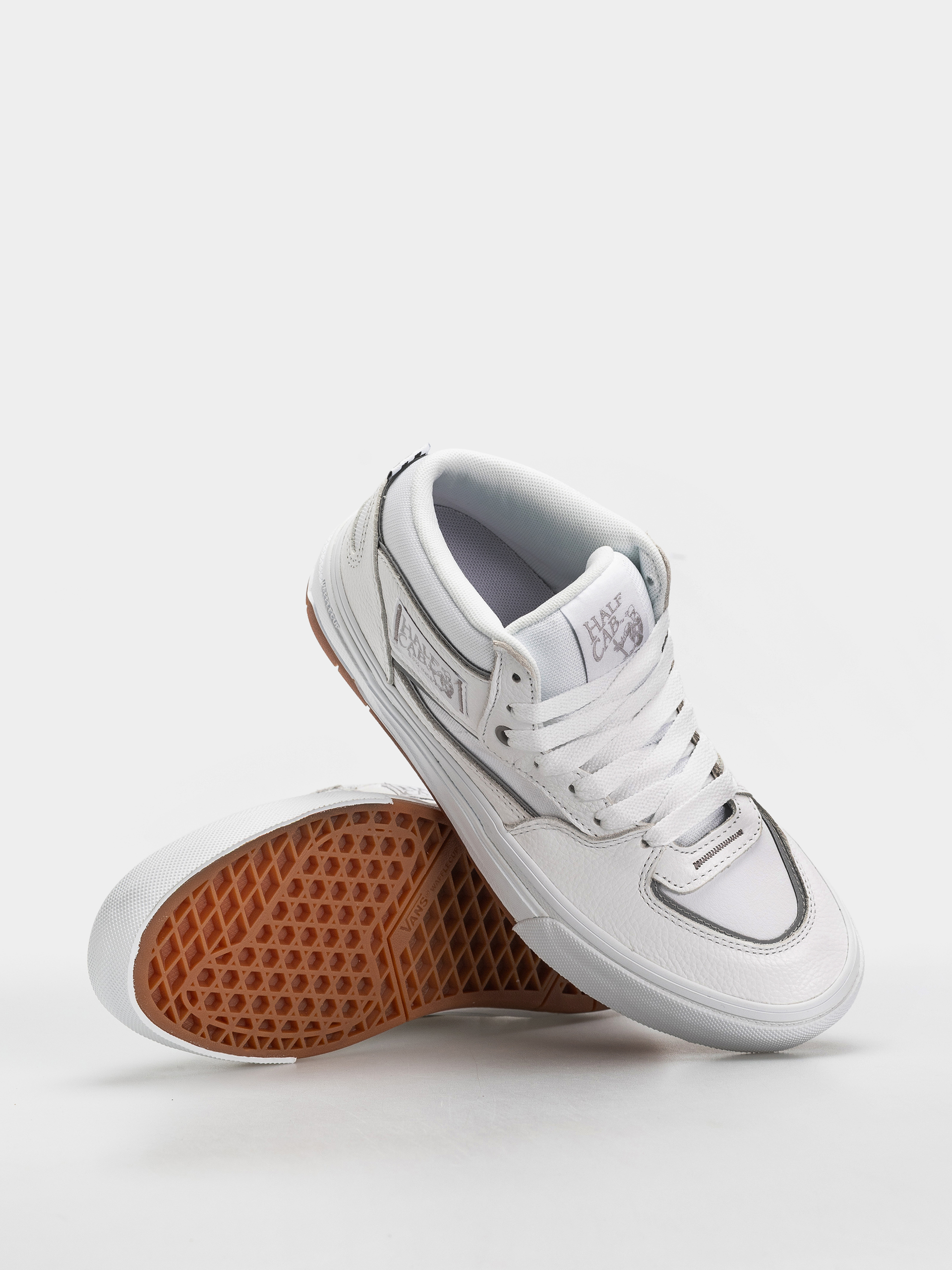 Pantofi Vans Skate Half Cab Wafflecup (white/light grey)