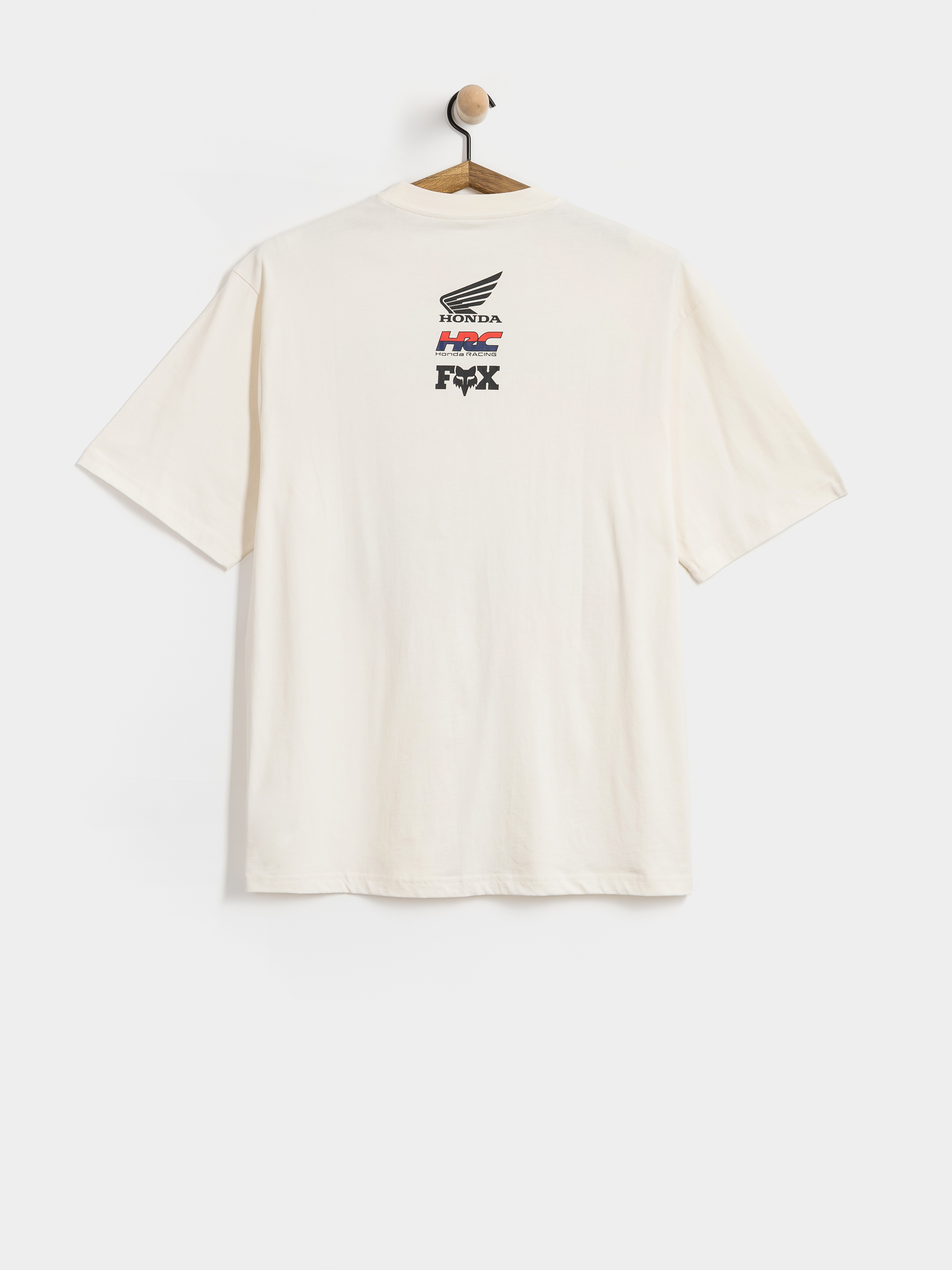 Tricou Fox Honda Midweight (off white)