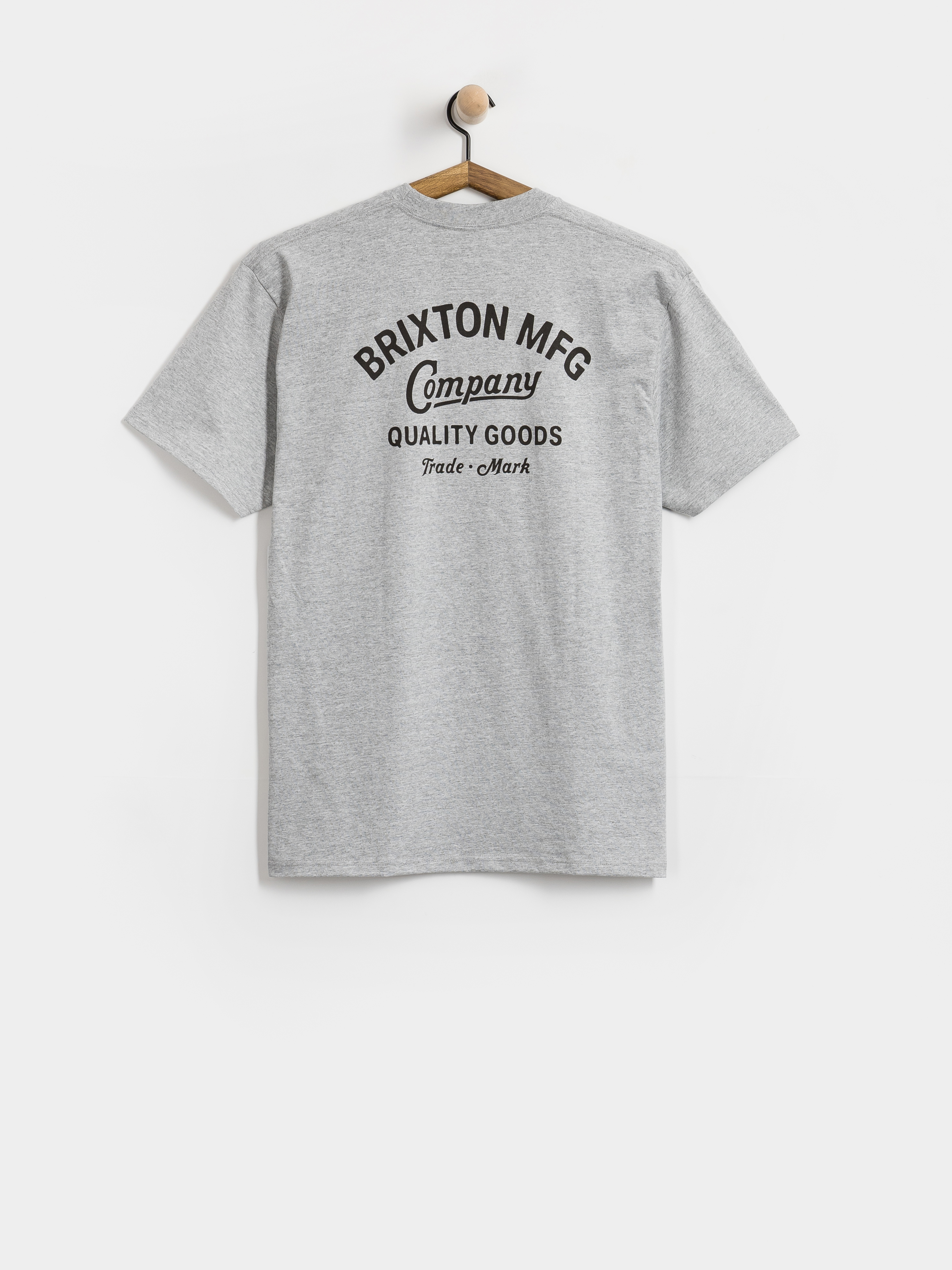 Tricou Brixton Straton Stnd (heather grey)