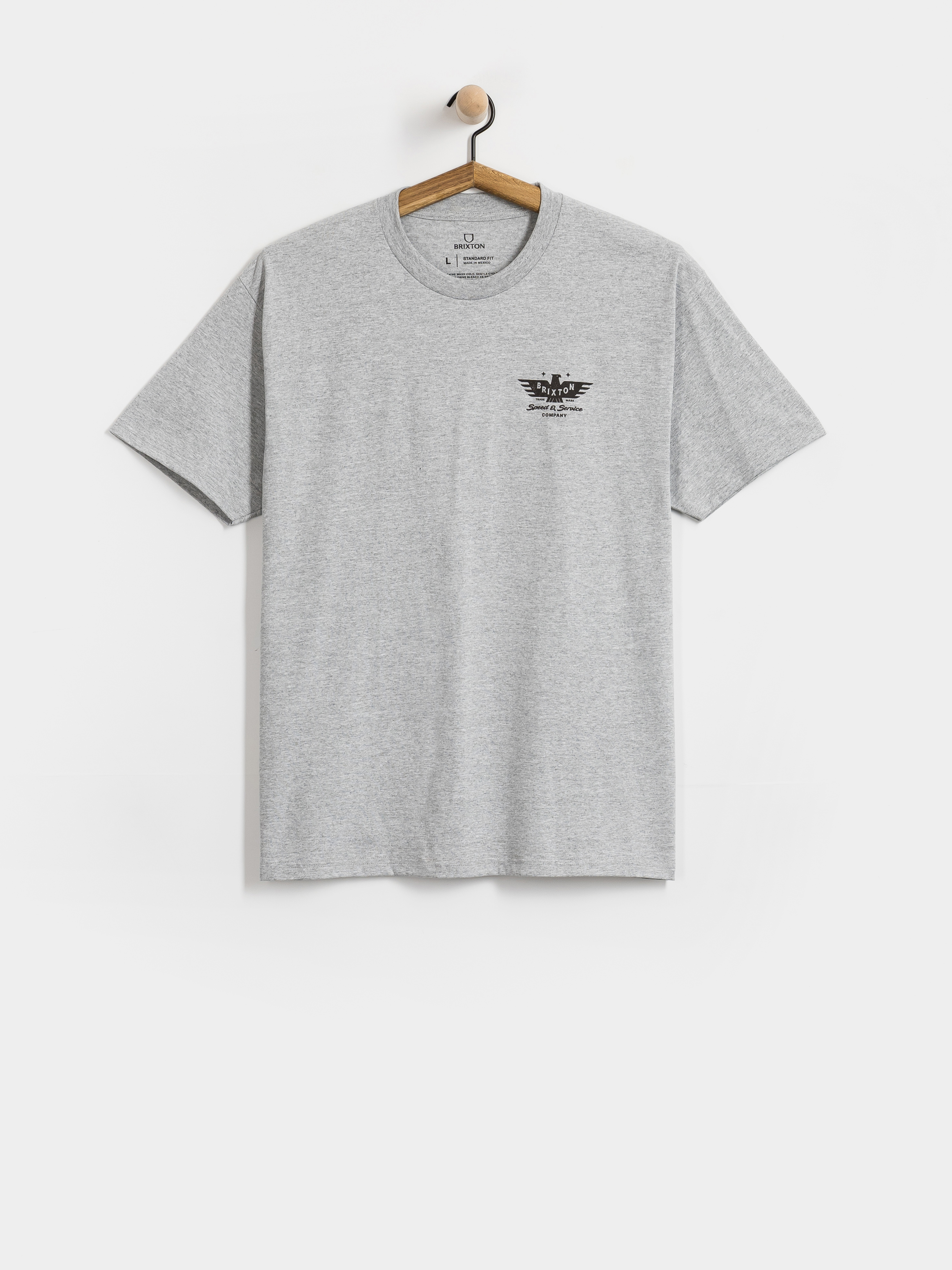 Tricou Brixton Ewing Stnd (heather grey)