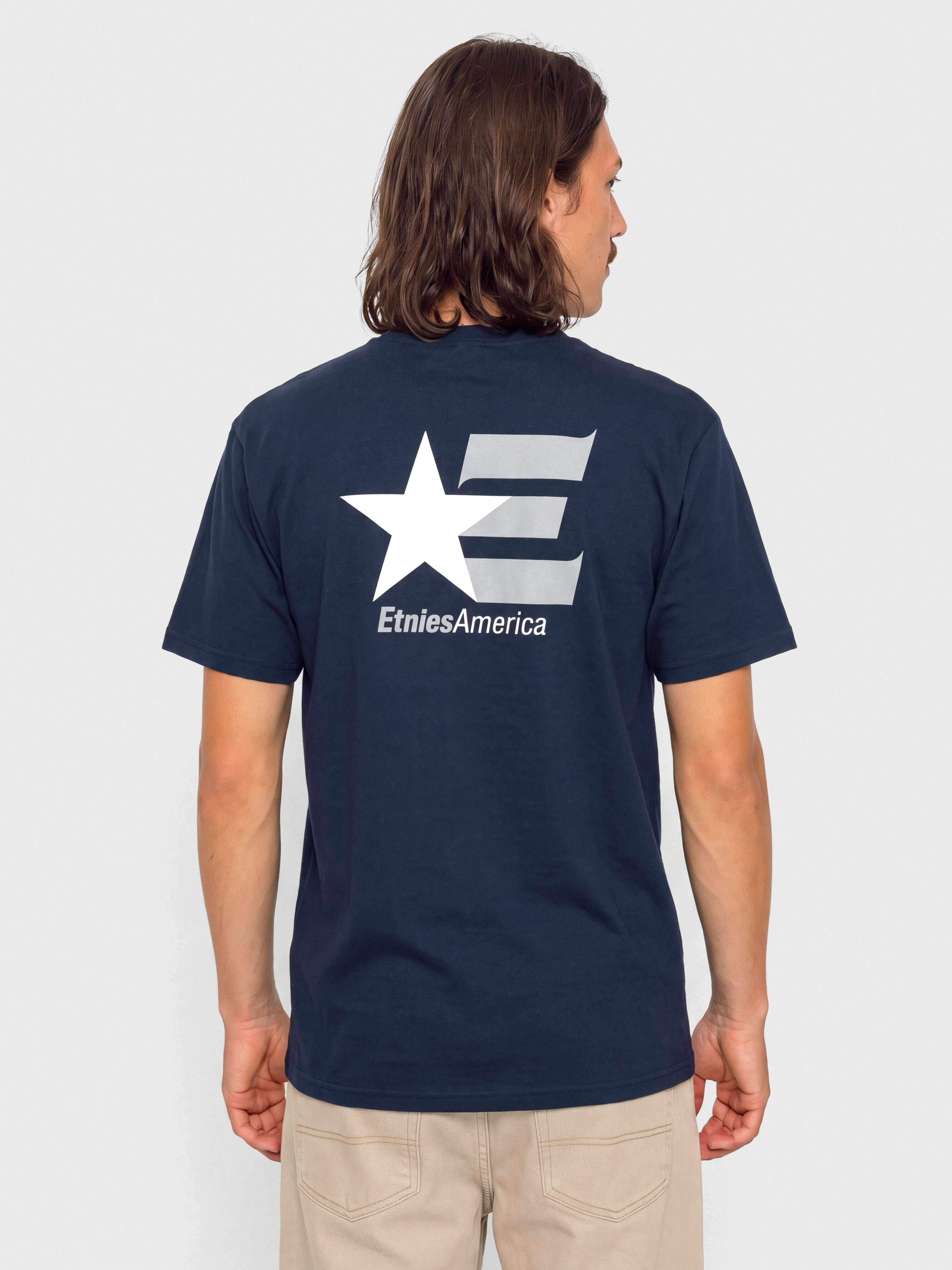 Tricou Etnies America (navy/white)