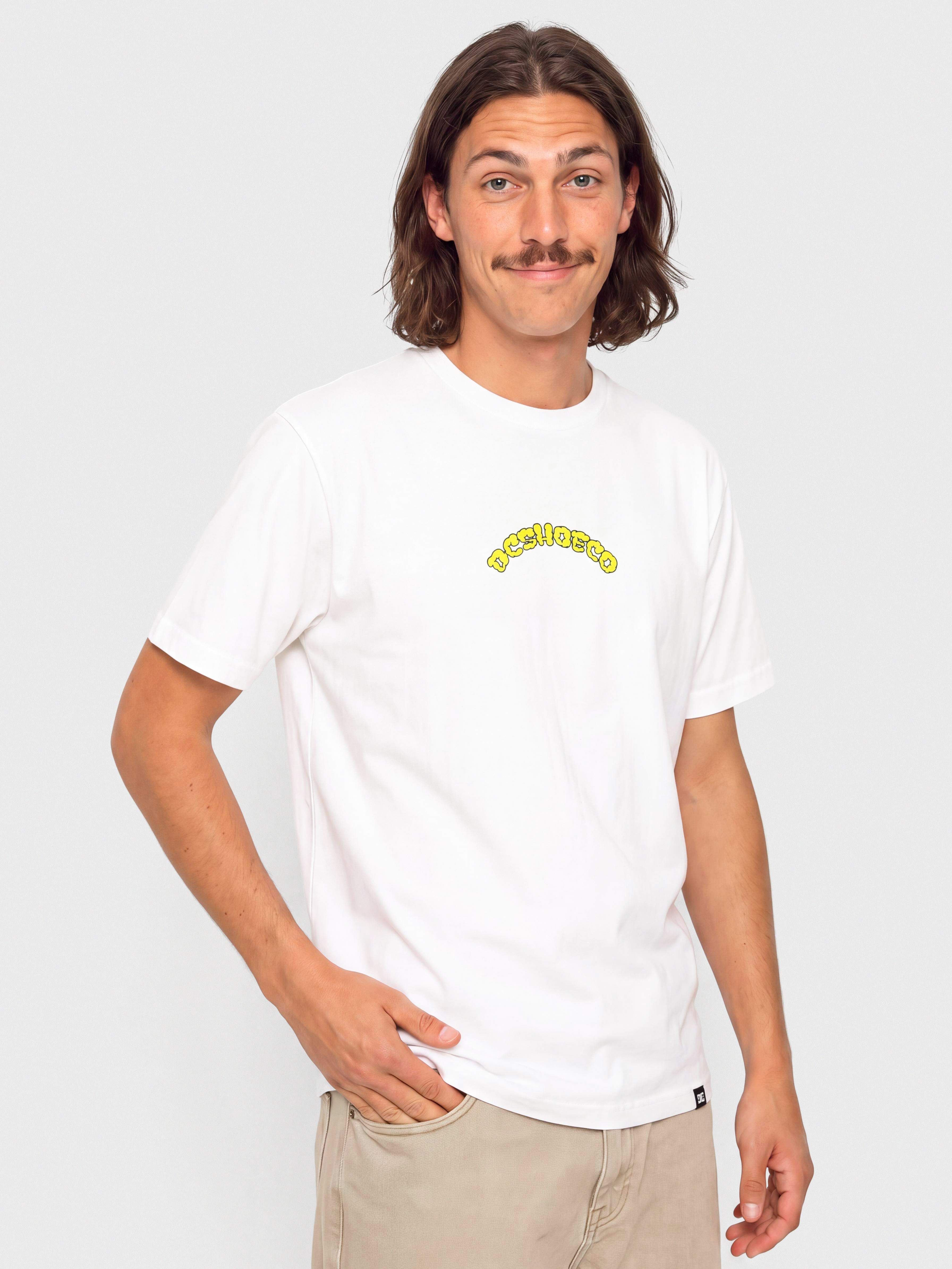 Tricou DC Couch Chilling (white)