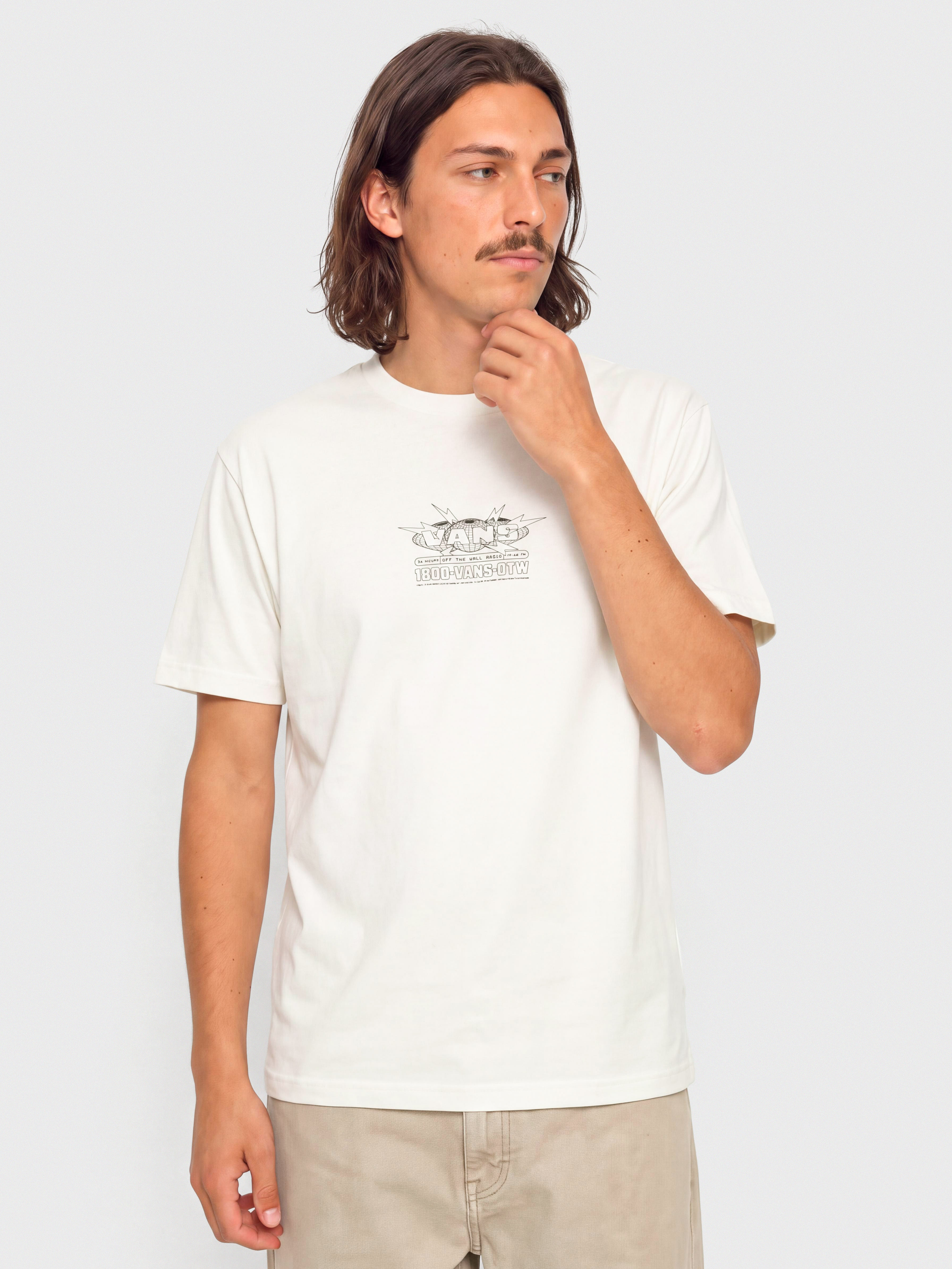 Tricou Vans Hotline Radio (marshmallow)