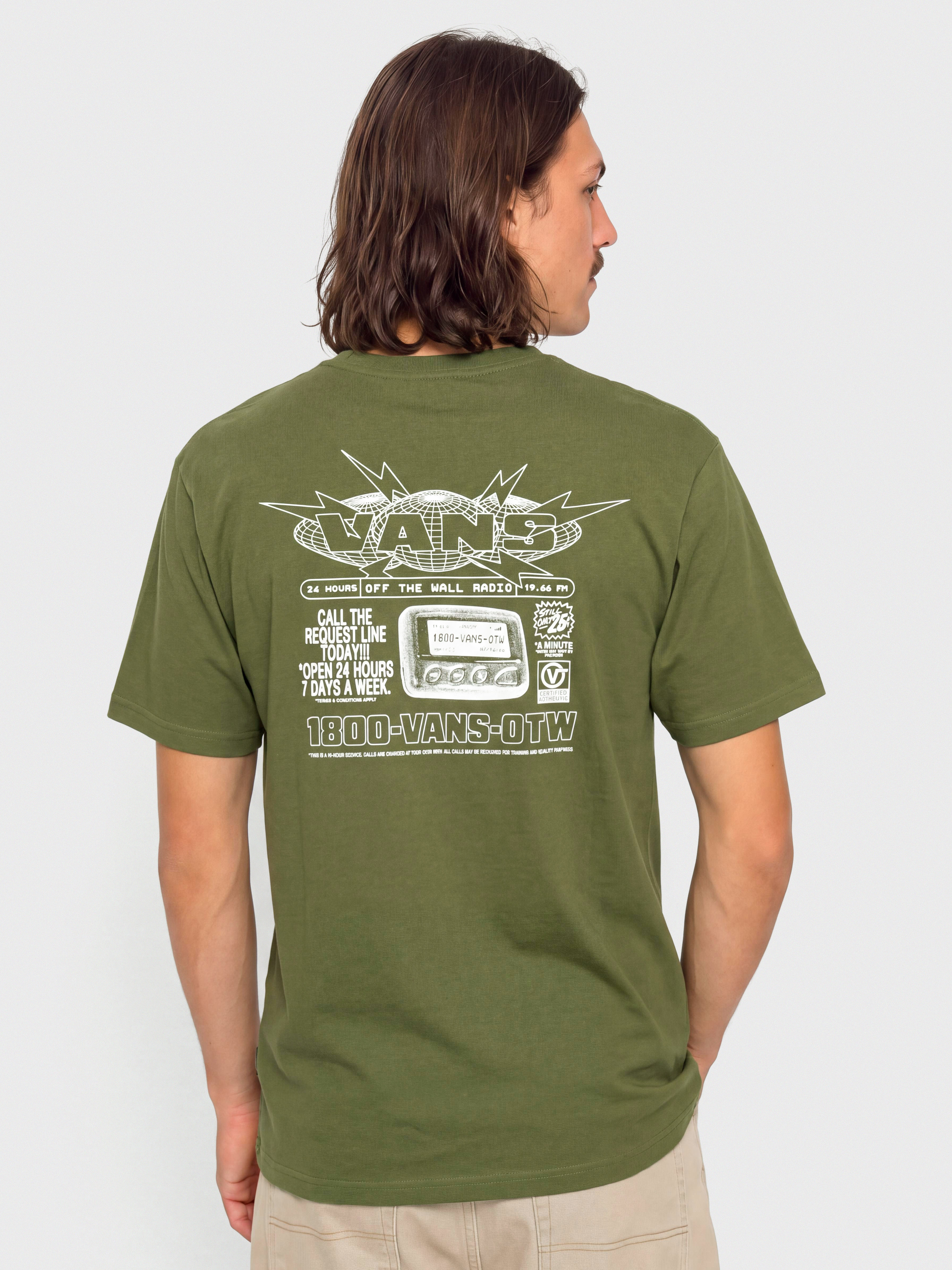 Tricou Vans Hotline Radio (green balsam)