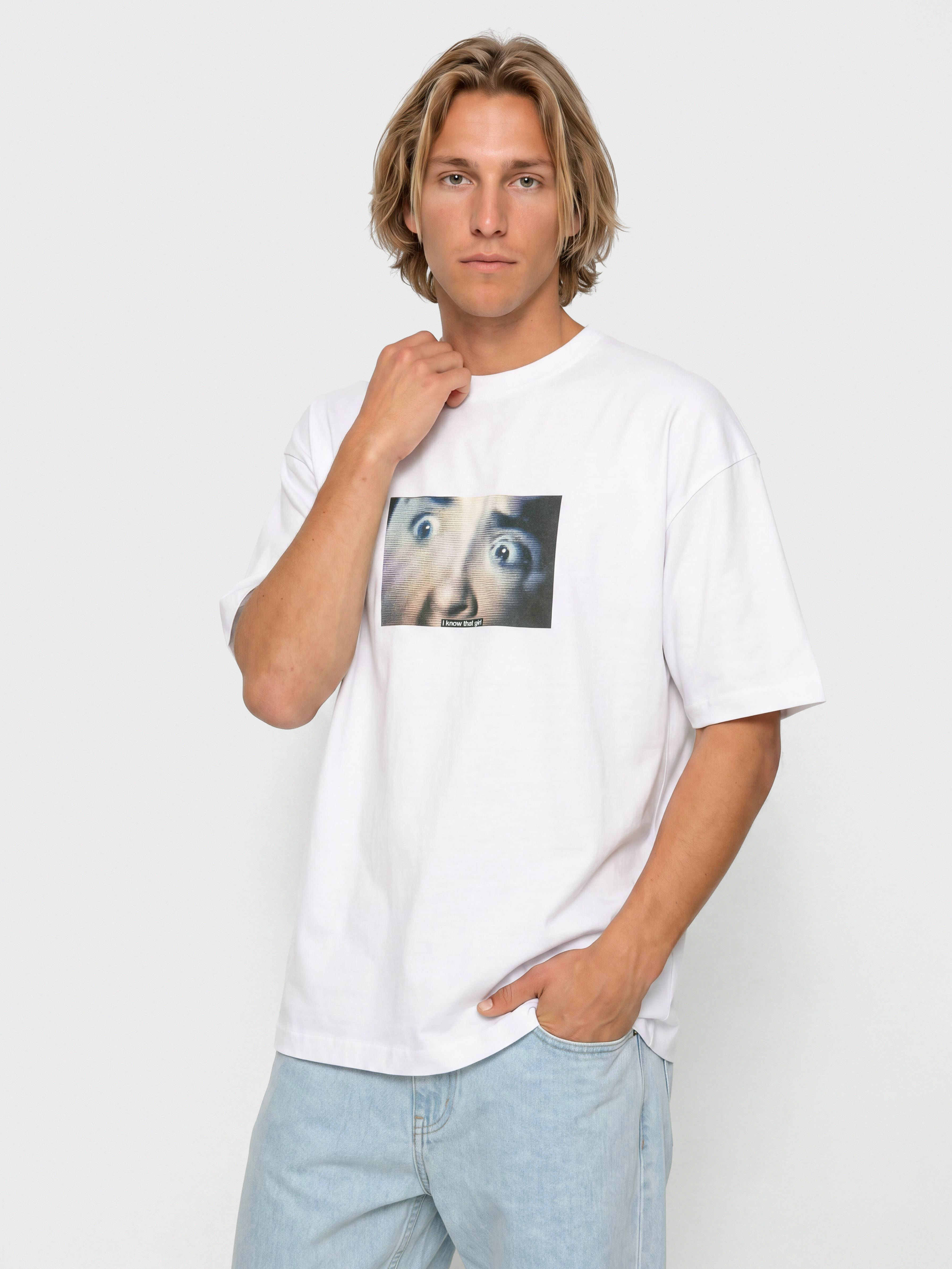 Tricou Polar Skate I Know That Girl (white)