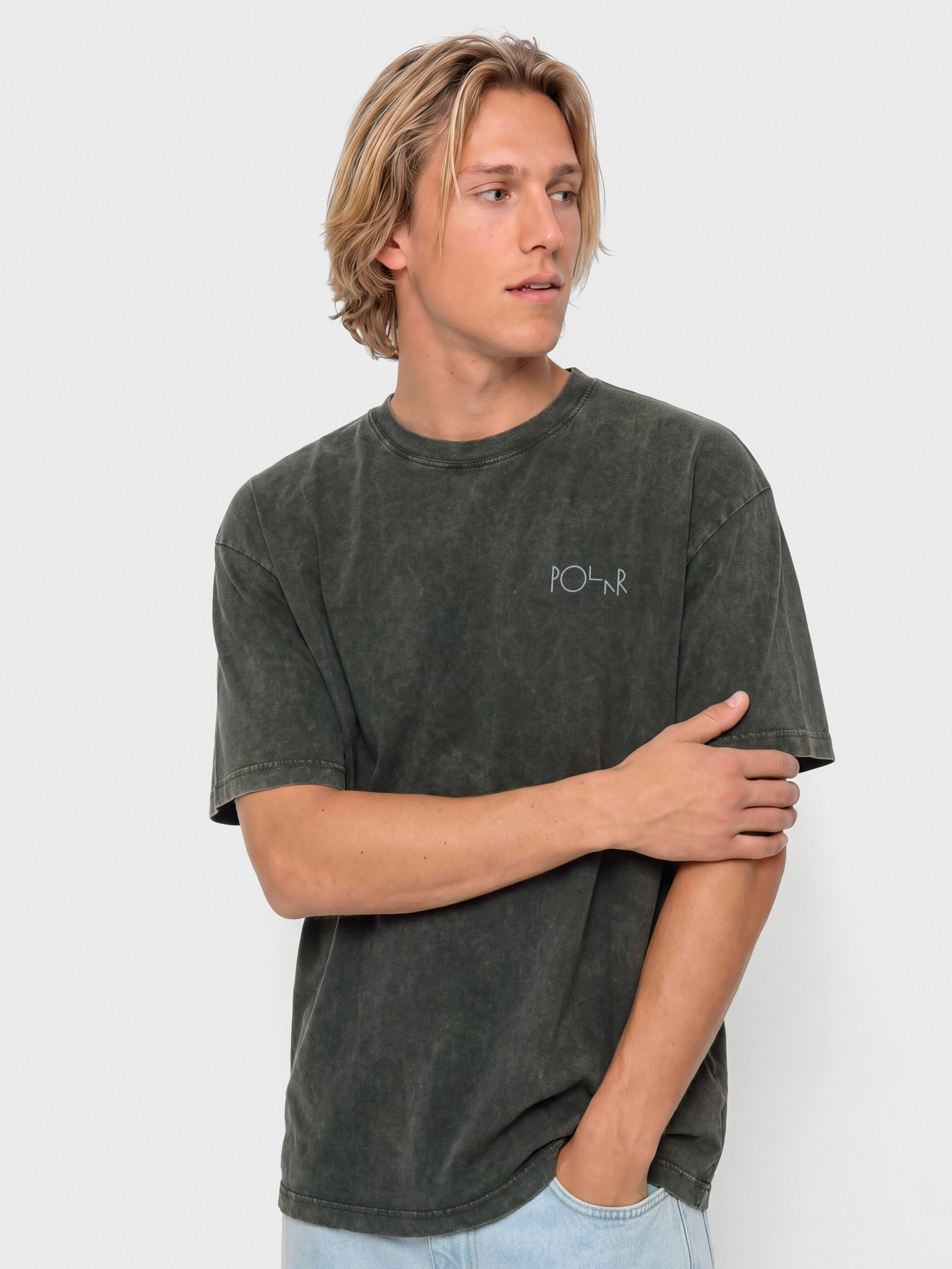 Tricou Polar Skate Fade (black)