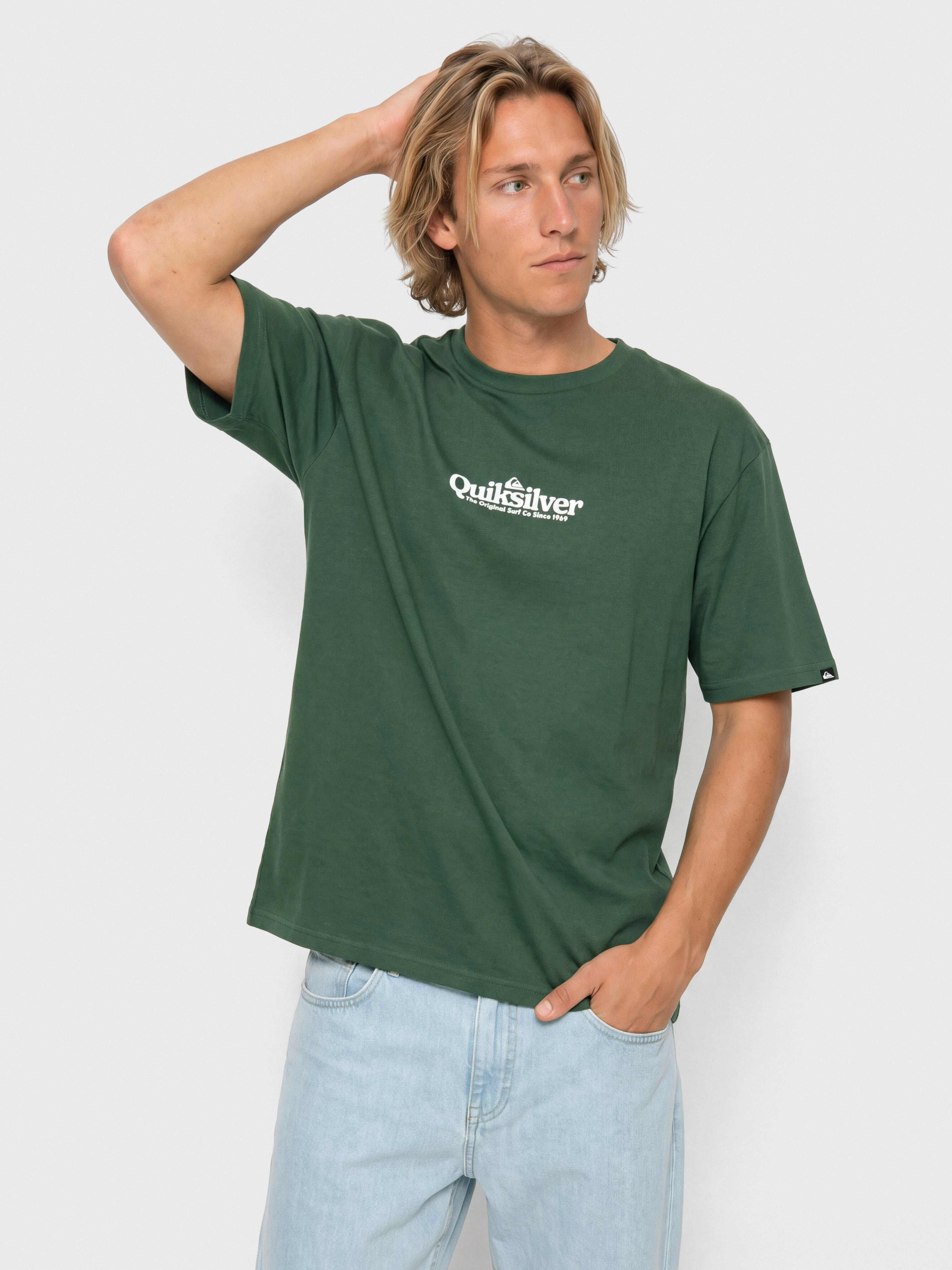Tricou Quiksilver Fineline (trekking green)