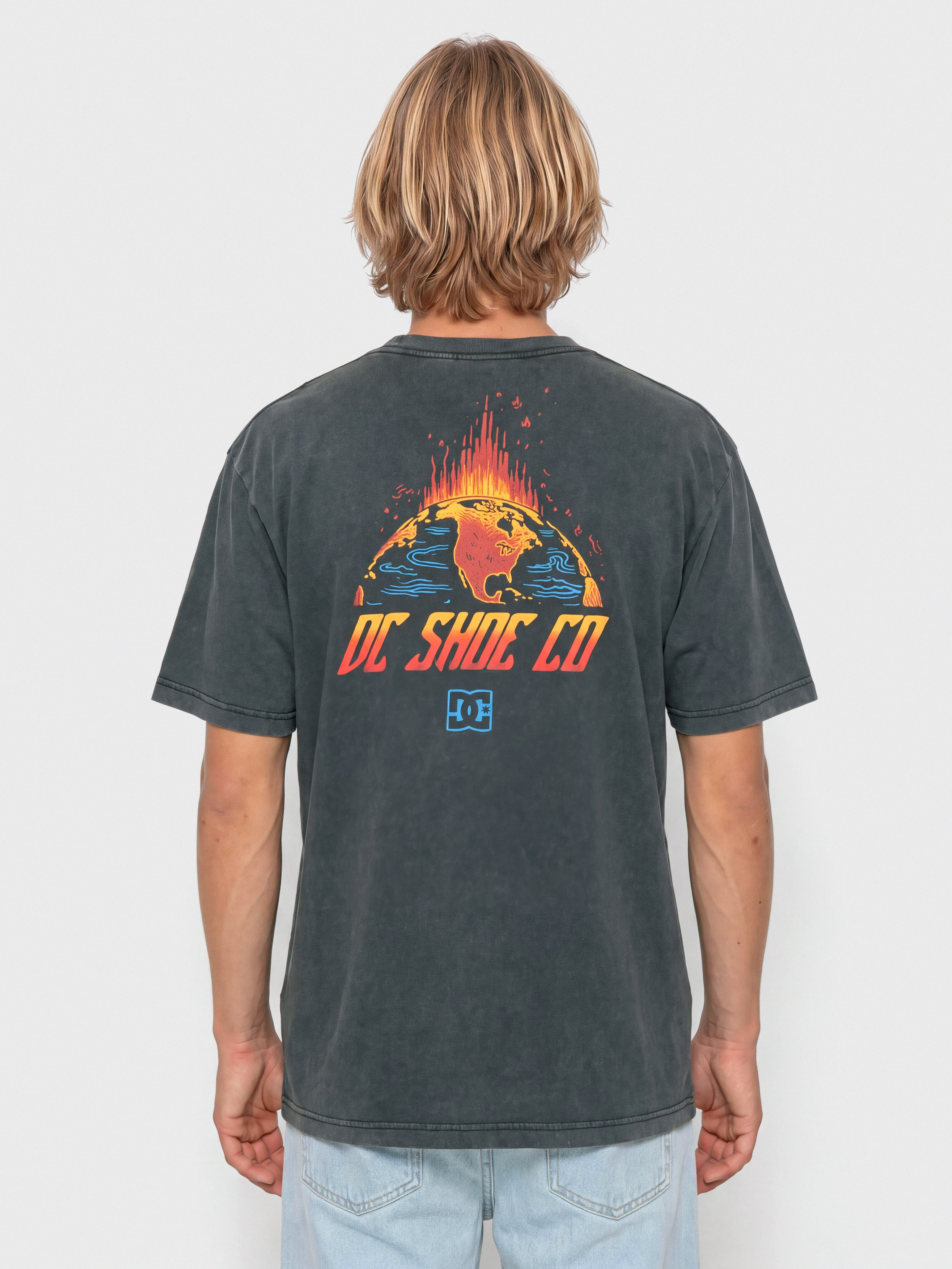 Tricou DC Free Fall (black acid)
