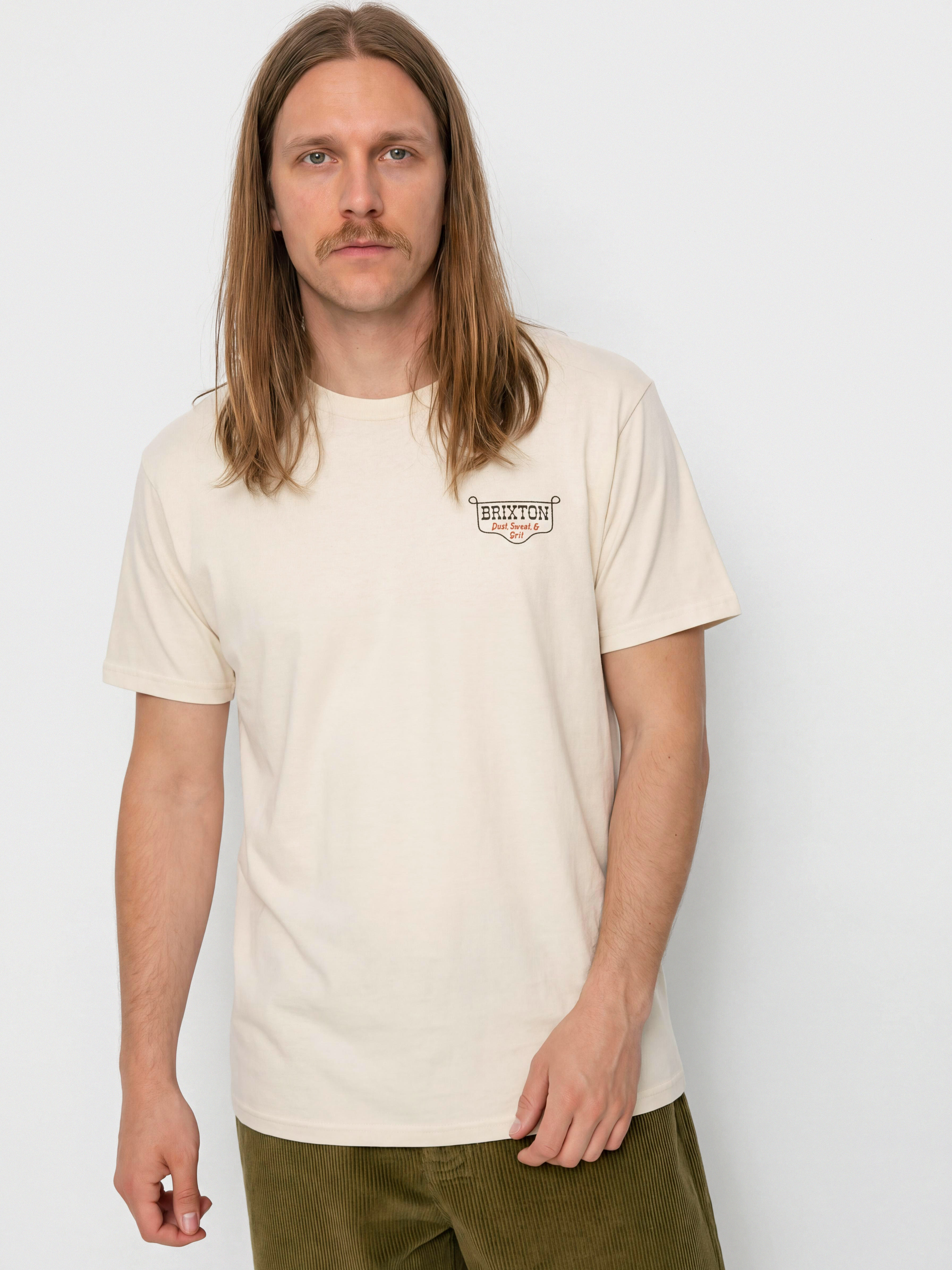 Tricou Brixton Kinsey Stnd (cream)